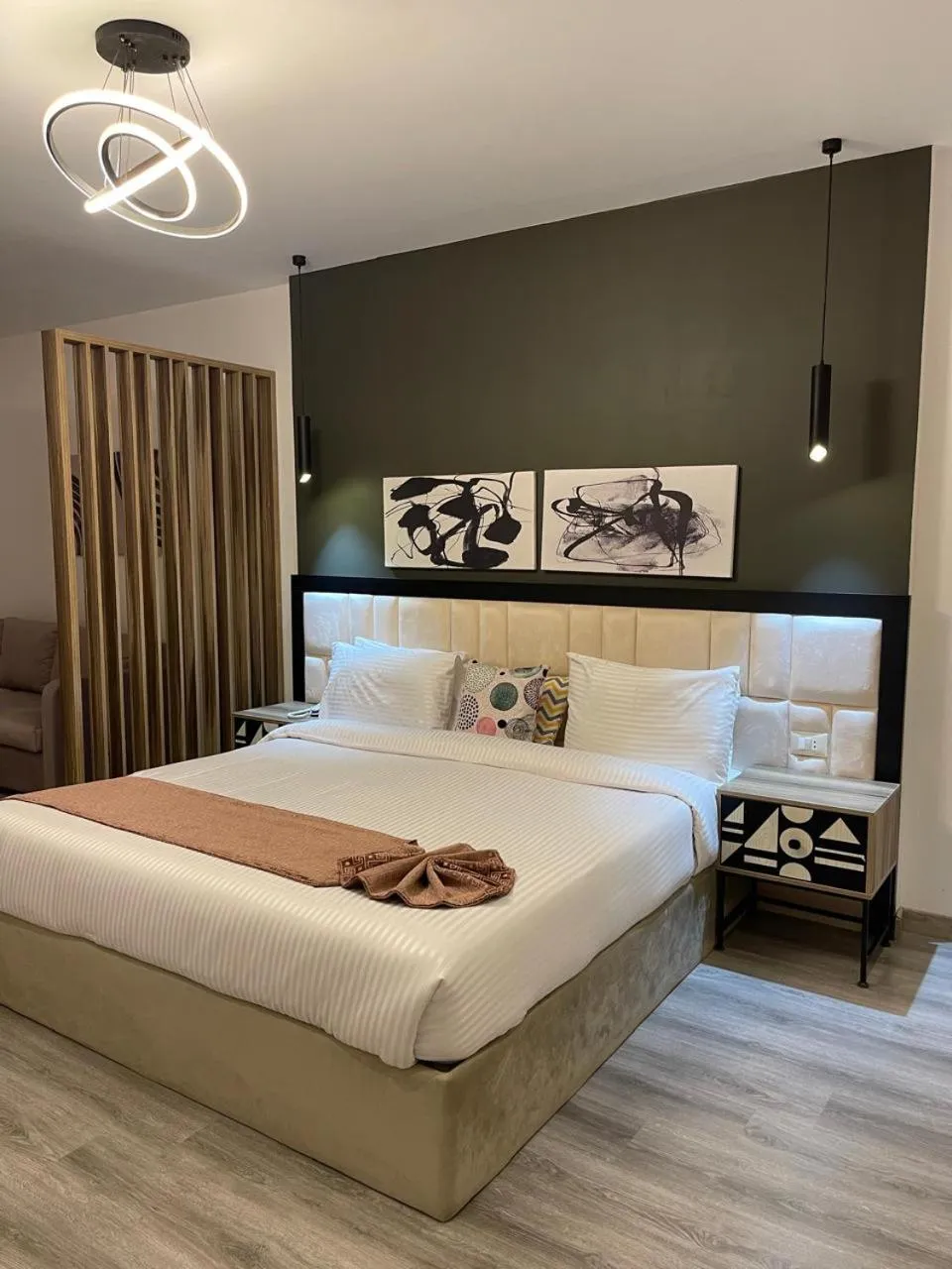 Bed in Elite Pyramids Boutique Hotel