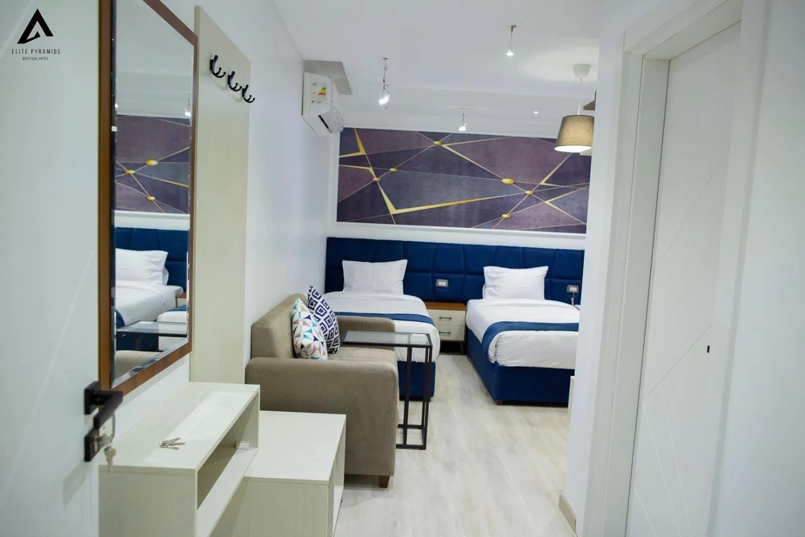 Bed in Elite Pyramids Boutique Hotel