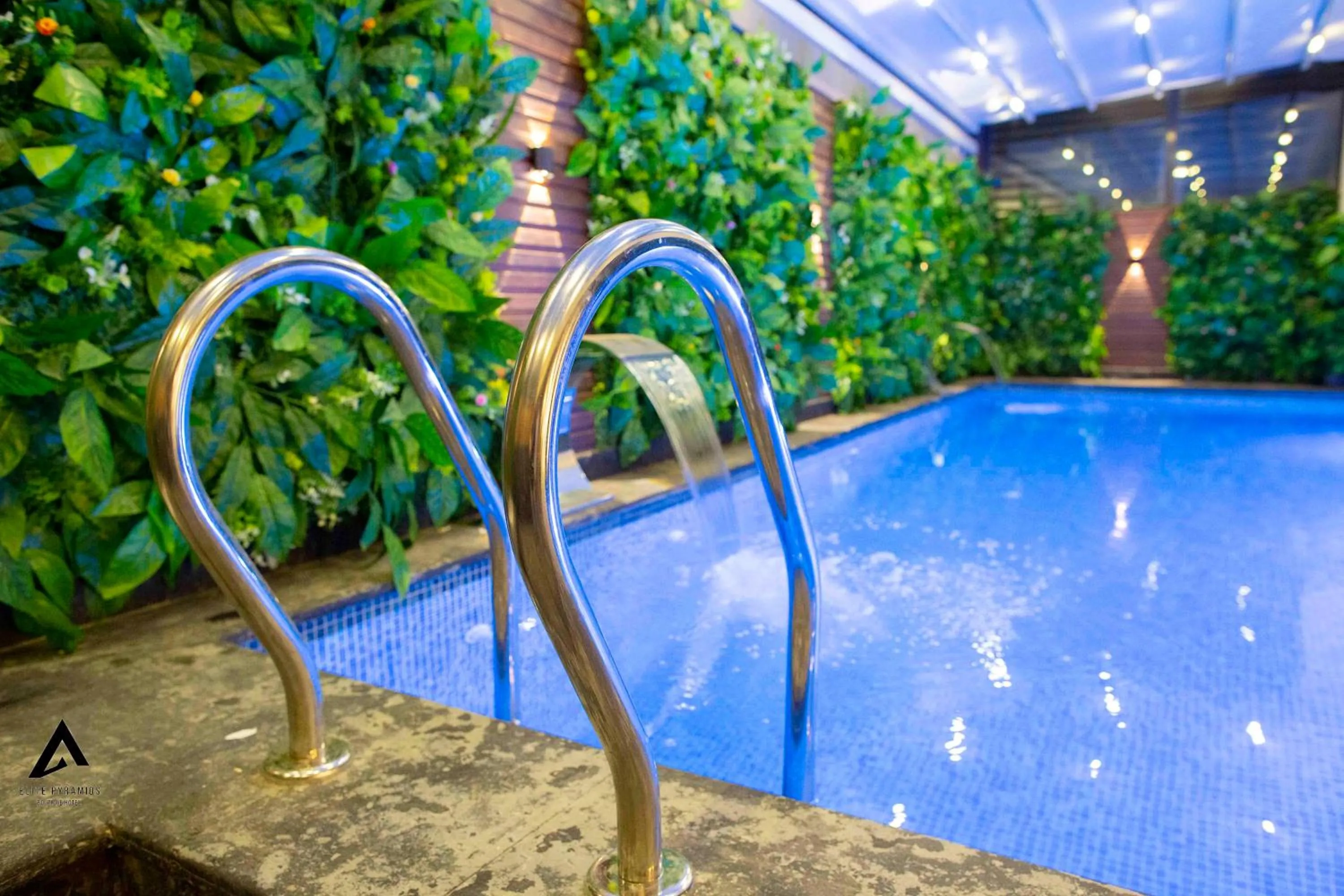 Pool view in Elite Pyramids Boutique Hotel