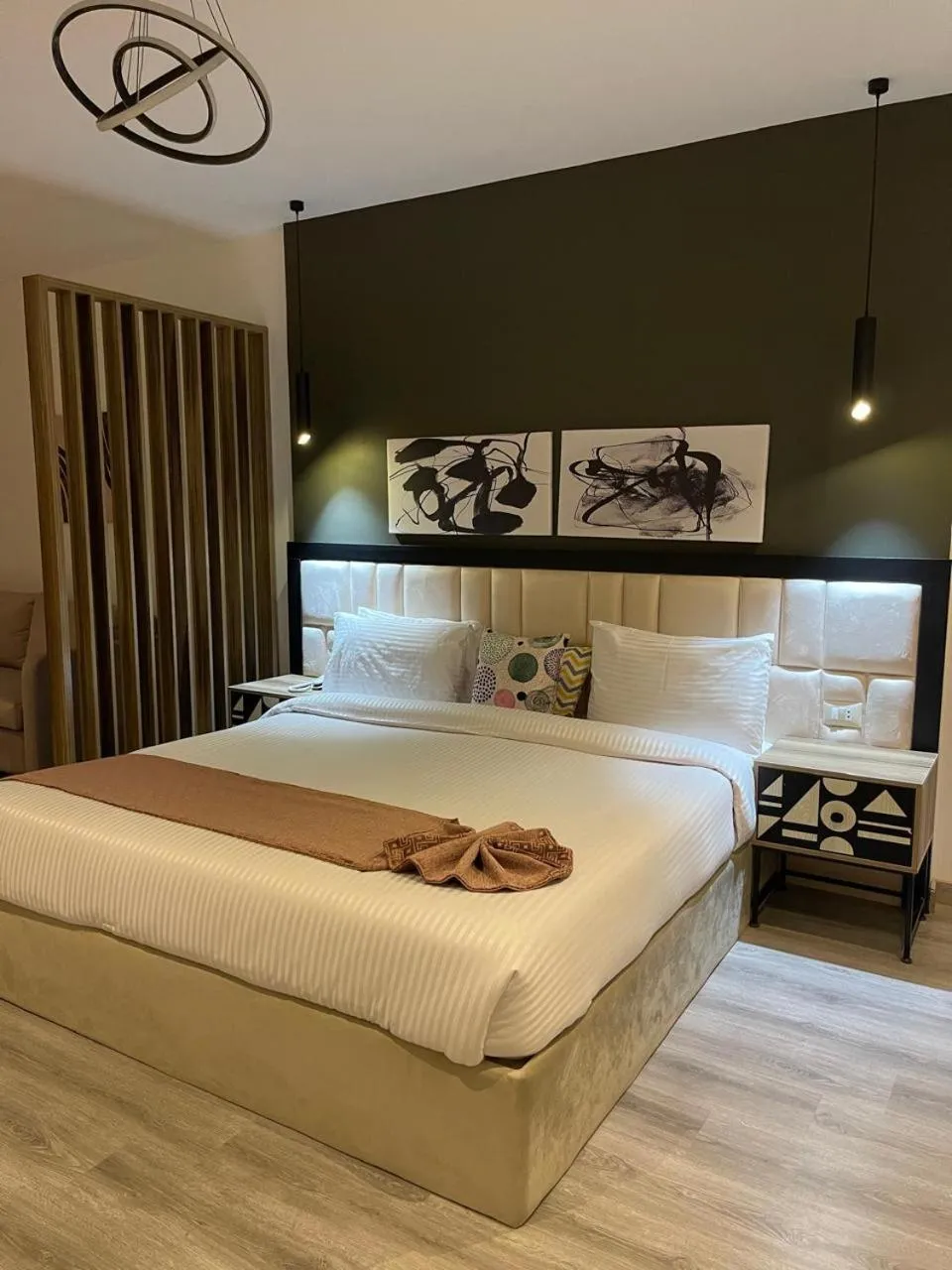 Bed in Elite Pyramids Boutique Hotel