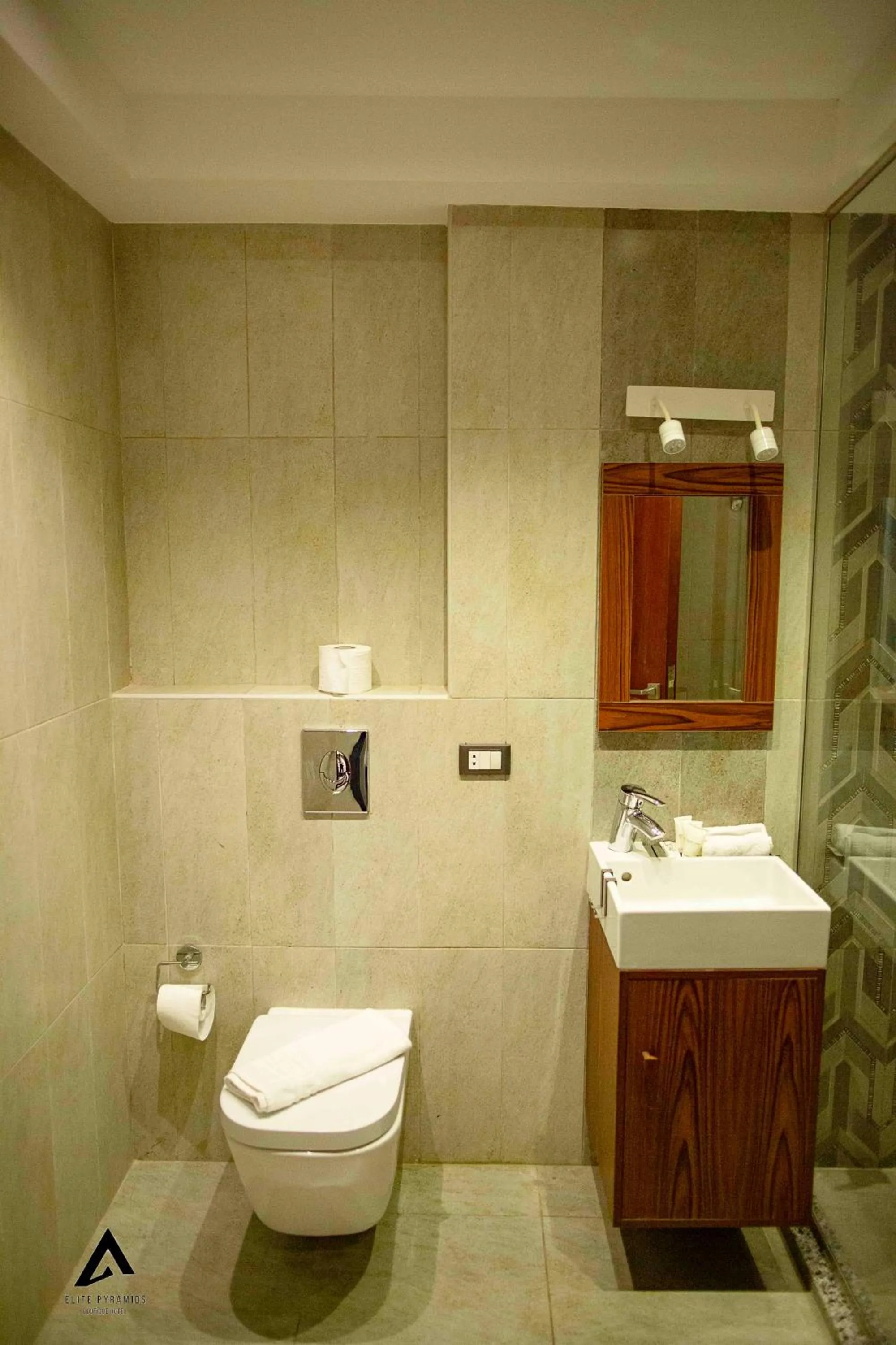 Shower in Elite Pyramids Boutique Hotel