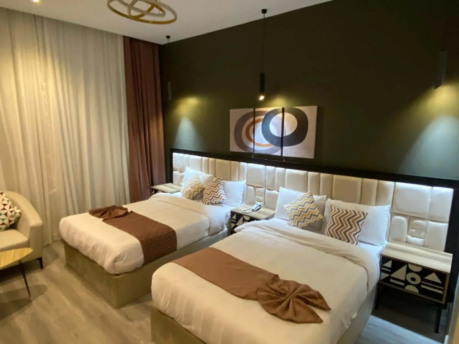 Bed in Elite Pyramids Boutique Hotel