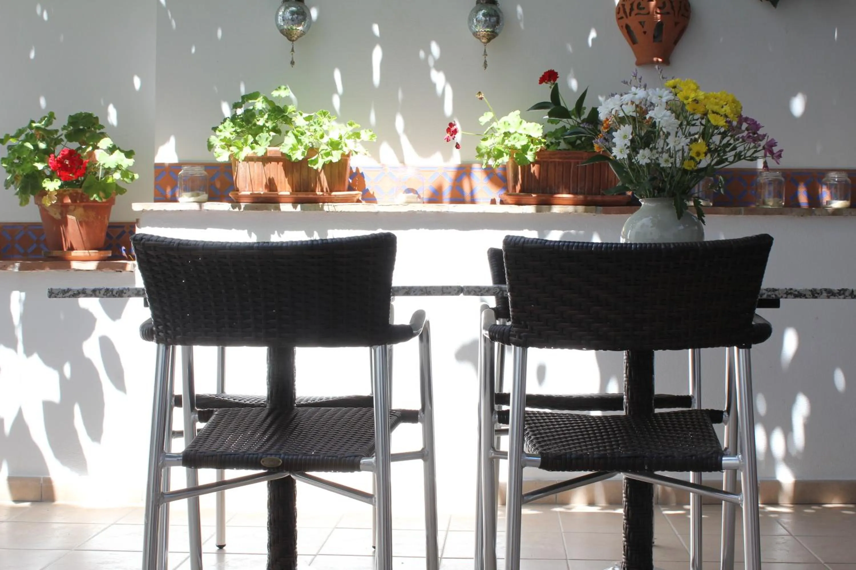 Patio in Hotel Palacio Blanco