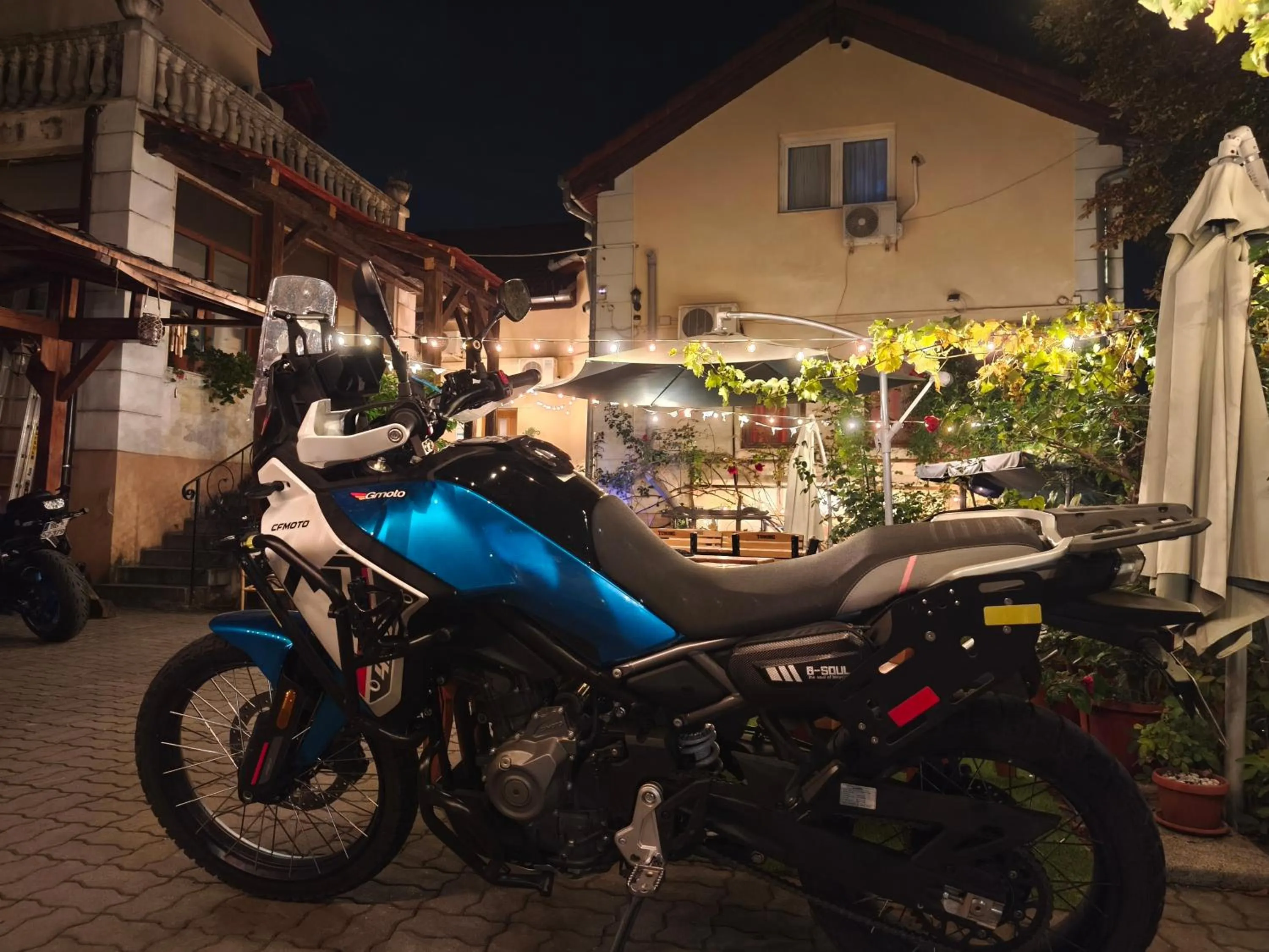 Night in Pensiunea Buon Gusto Sibiu-motorcyle friendly,city center
