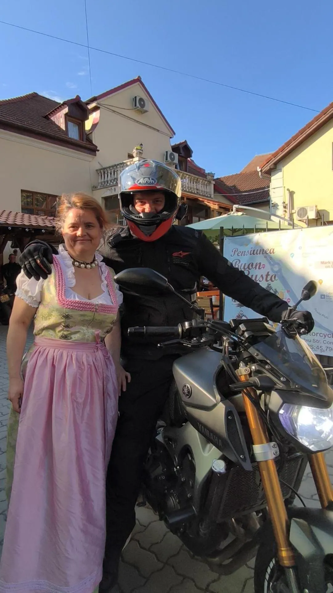 Staff in Pensiunea Buon Gusto Sibiu-motorcyle friendly,city center