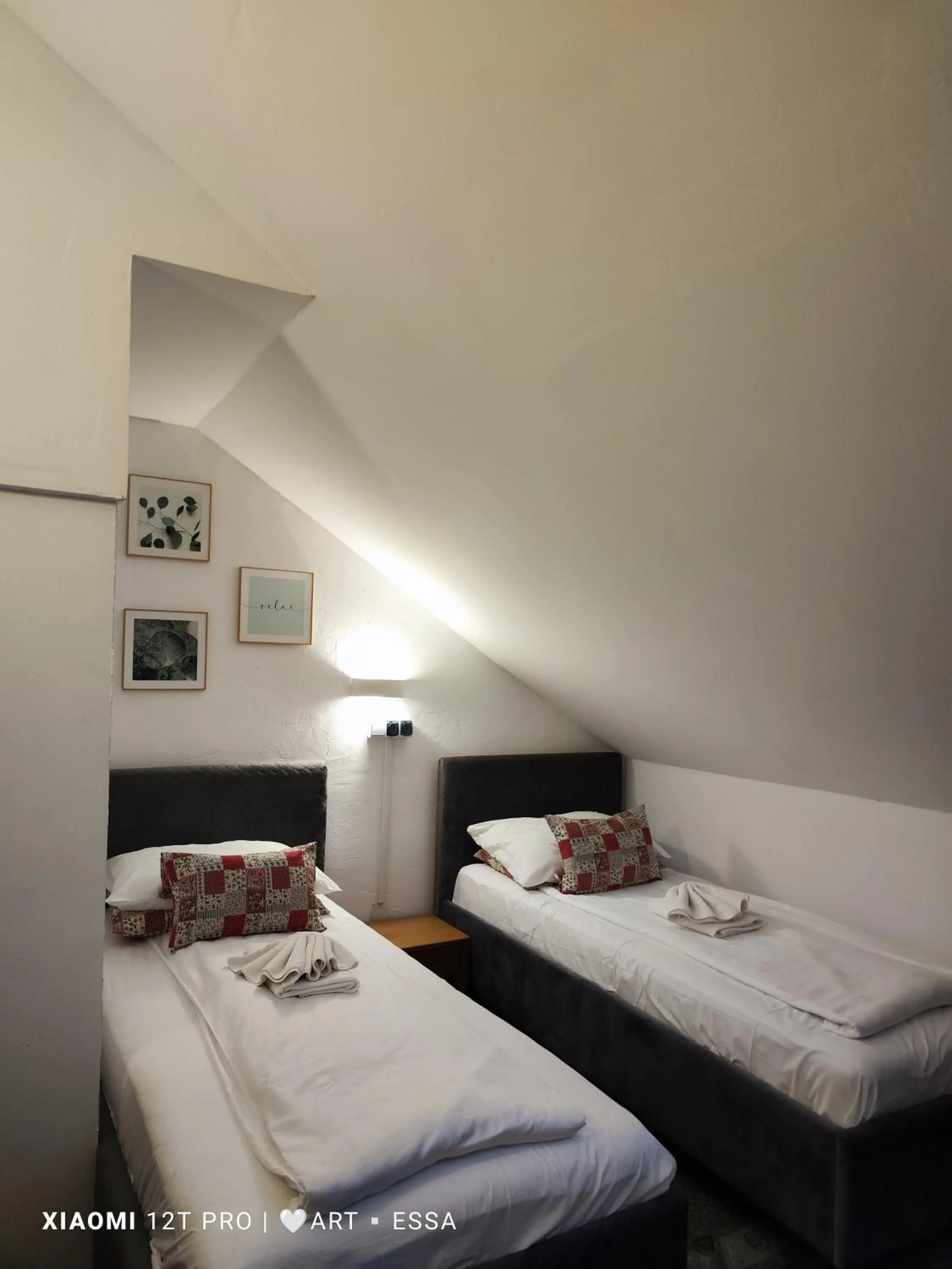 Bed in Pensiunea Buon Gusto Sibiu-motorcyle friendly,city center