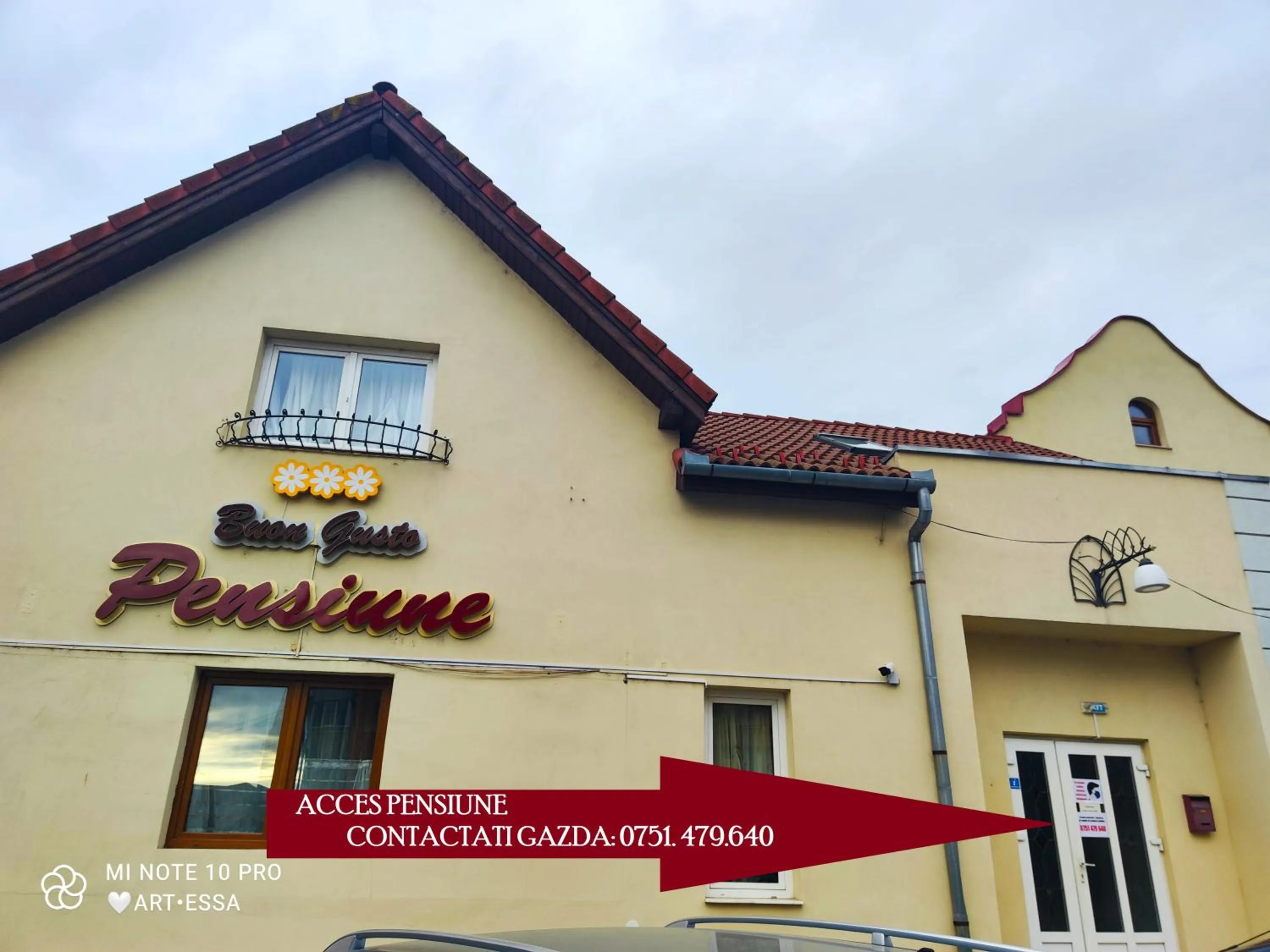 Property building in Pensiunea Buon Gusto Sibiu-motorcyle friendly,city center