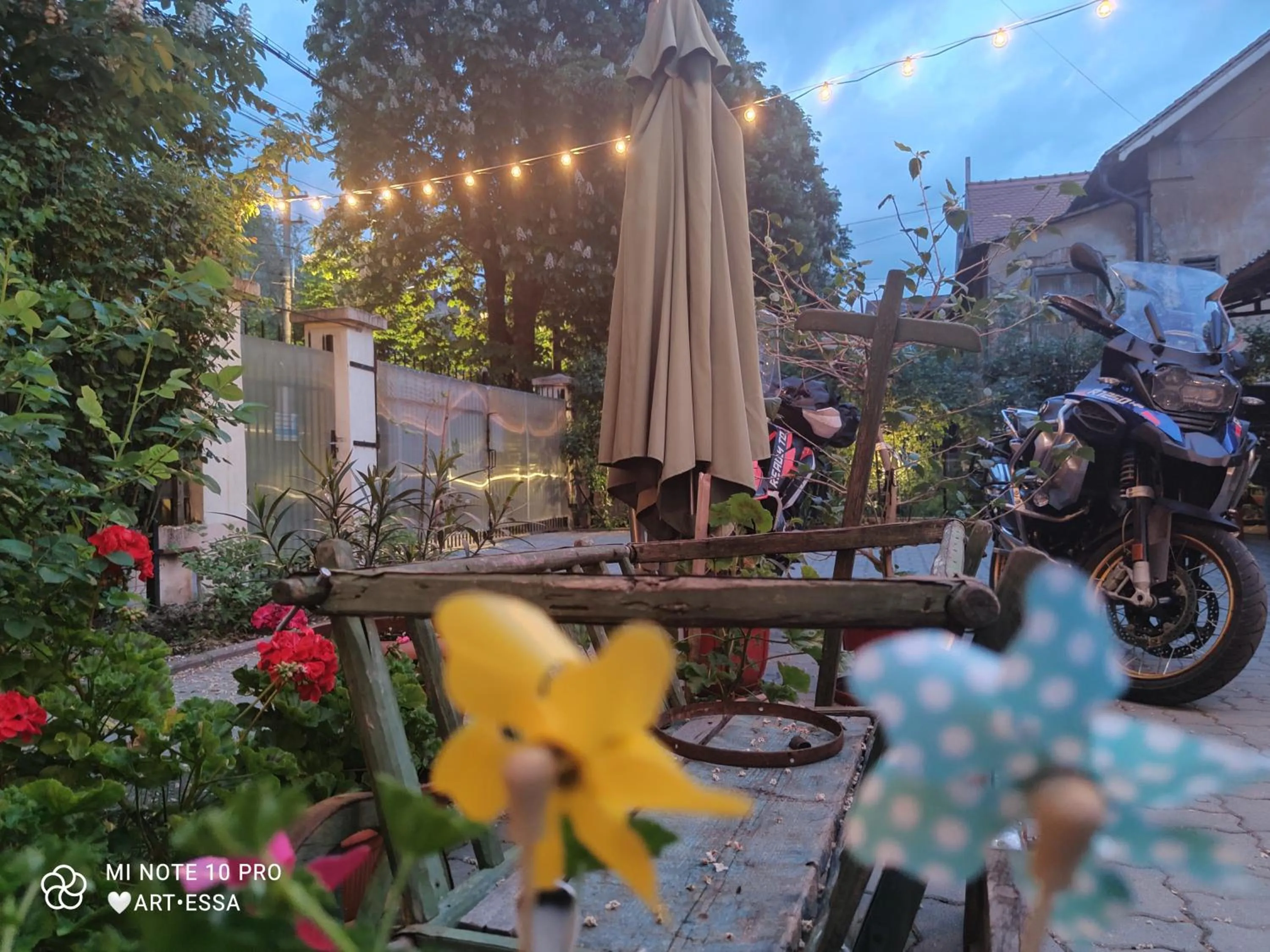 Garden in Pensiunea Buon Gusto Sibiu-motorcyle friendly,city center