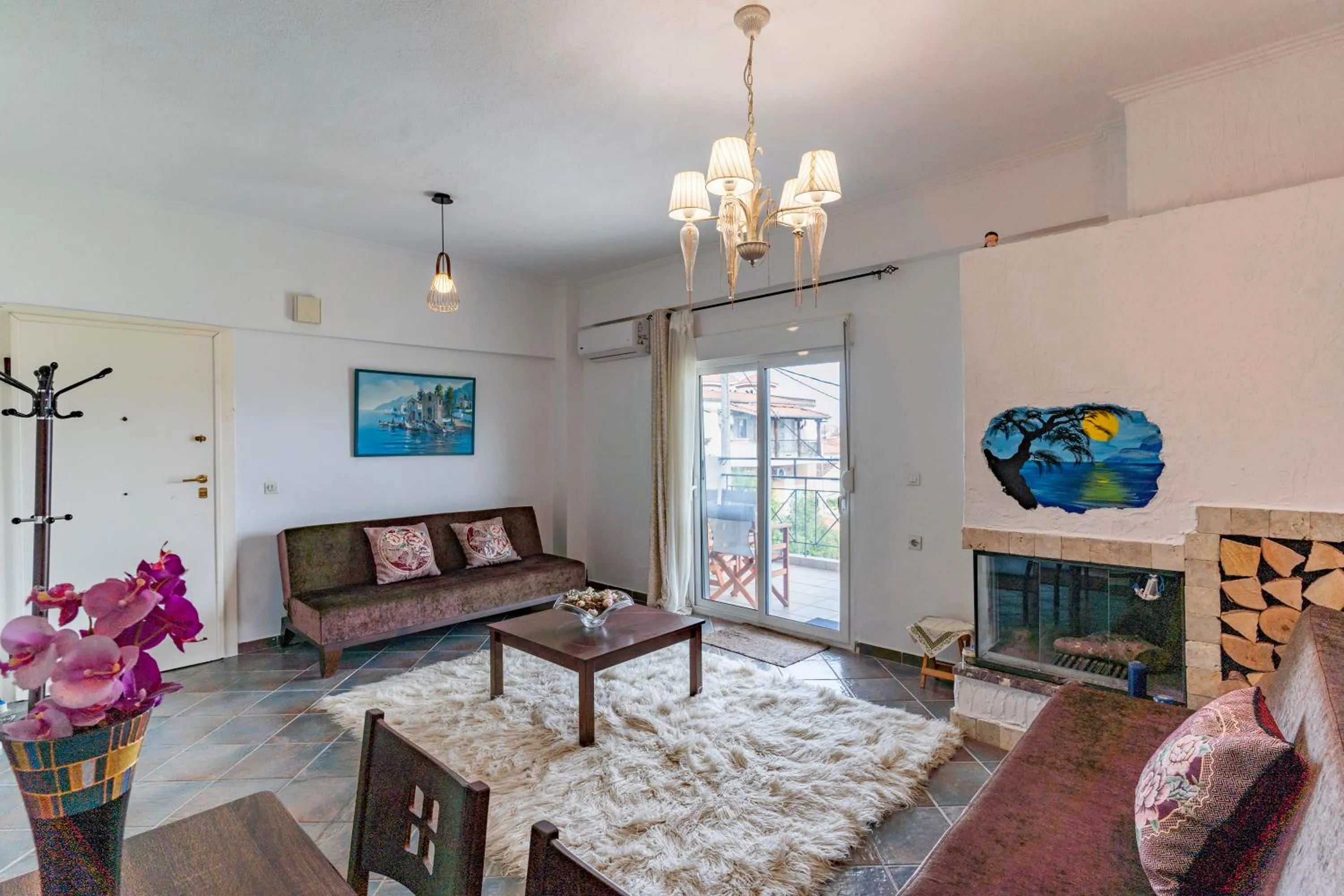 Living room in Erifili Kallithea