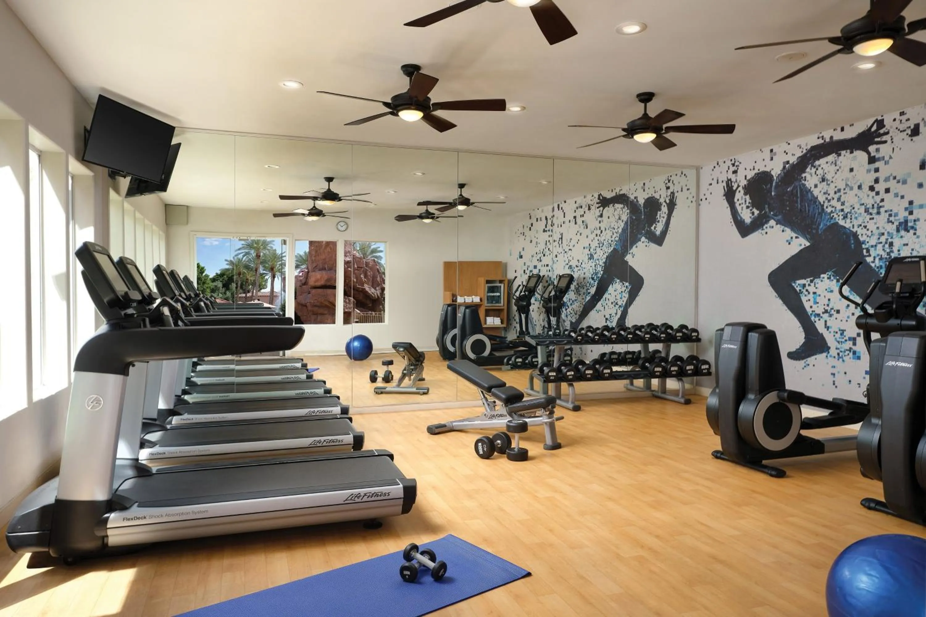 Fitness centre/facilities in Sheraton Desert Oasis Villas, Scottsdale