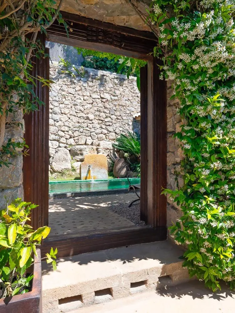 Pool view in Hotel & Restaurant Jardi d'Artà