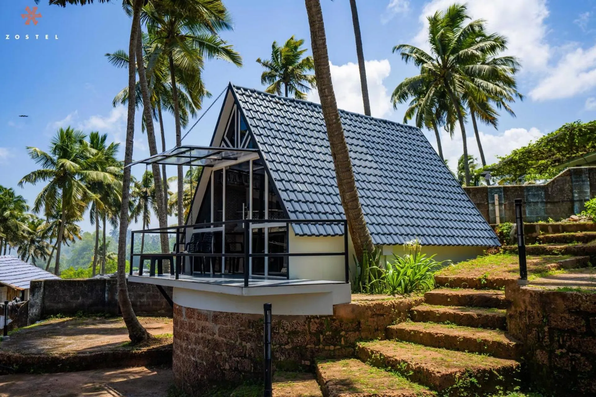 Property building in Zostel Varkala