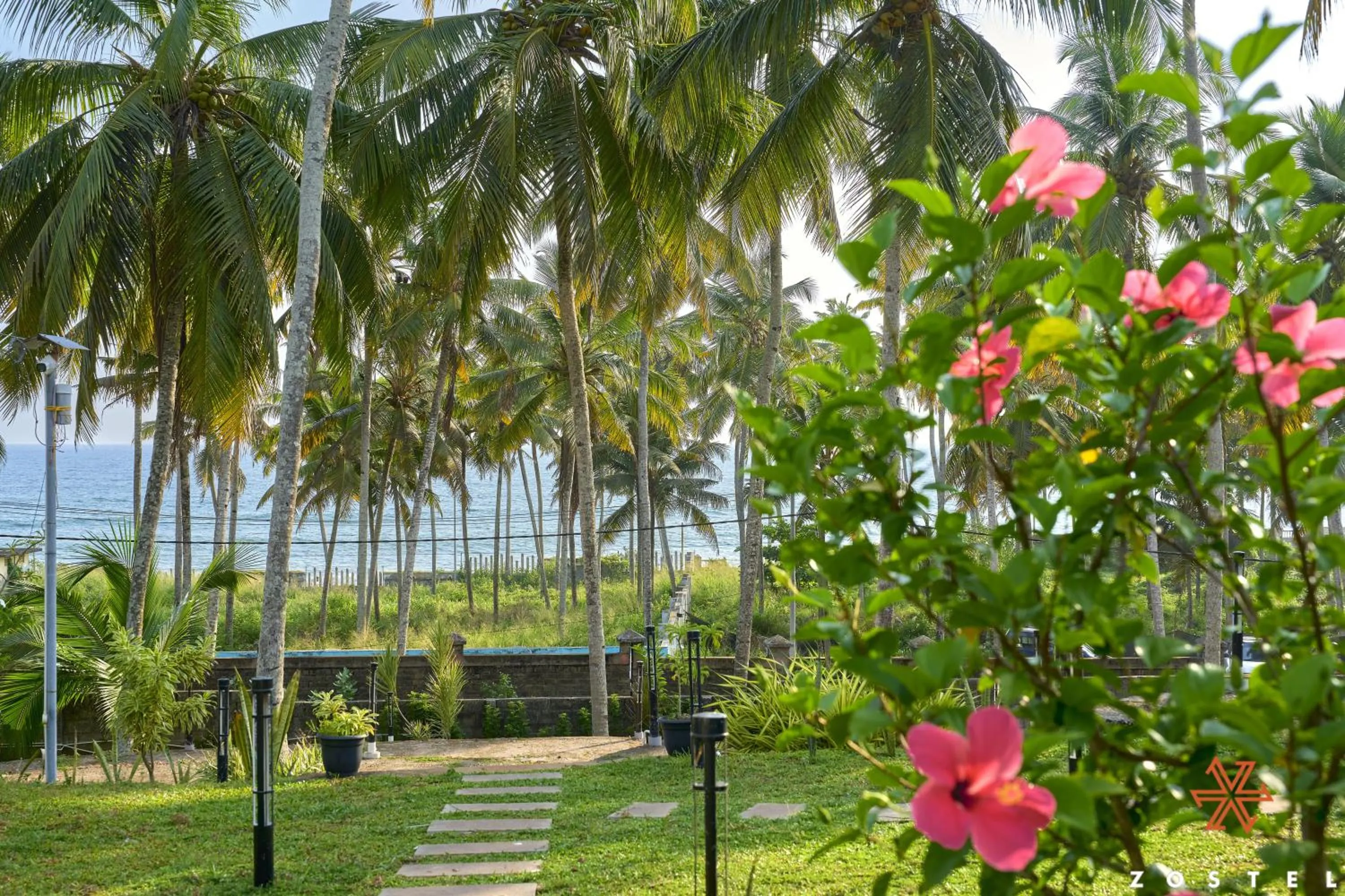 Sea view in Zostel Varkala