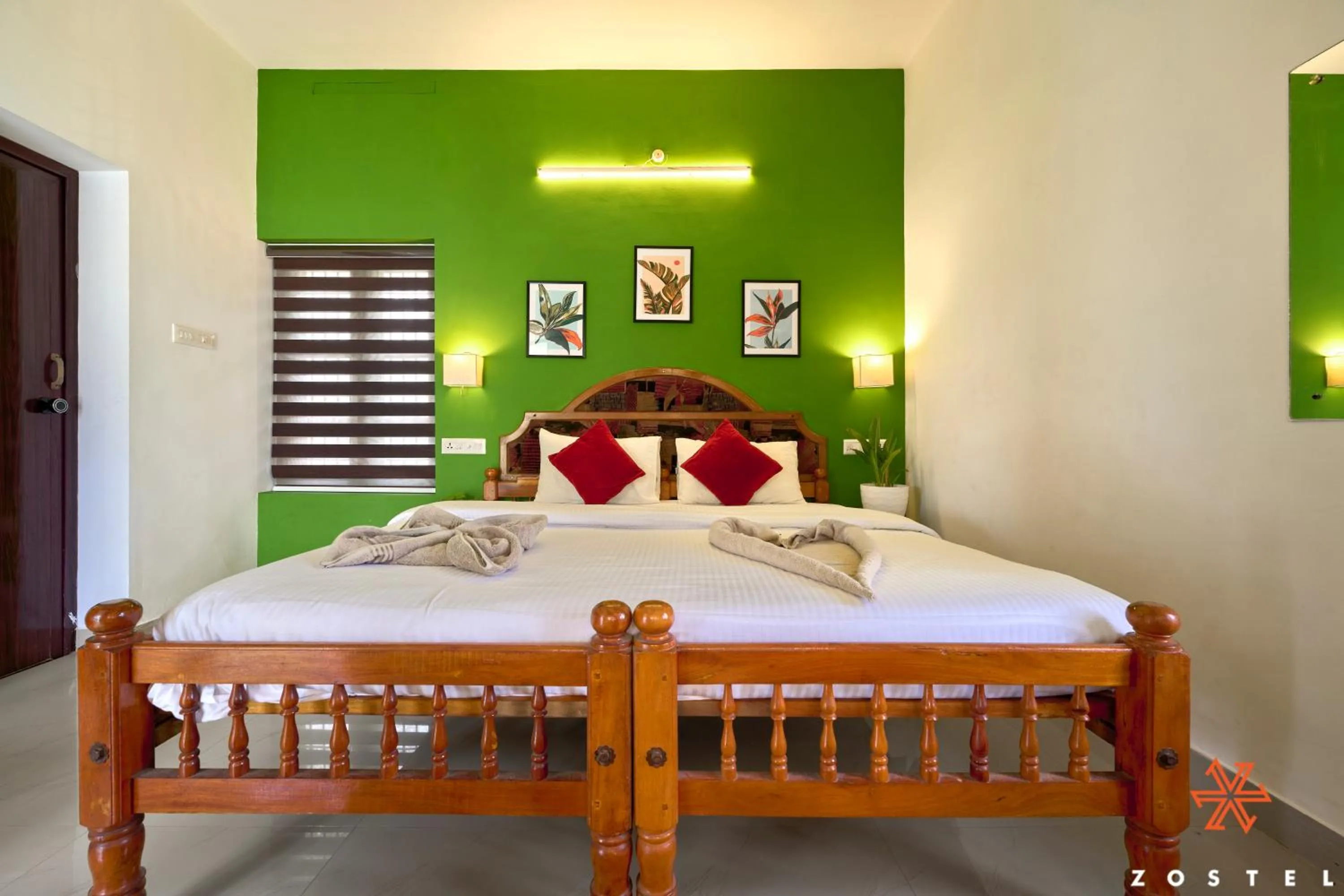 Bed in Zostel Varkala