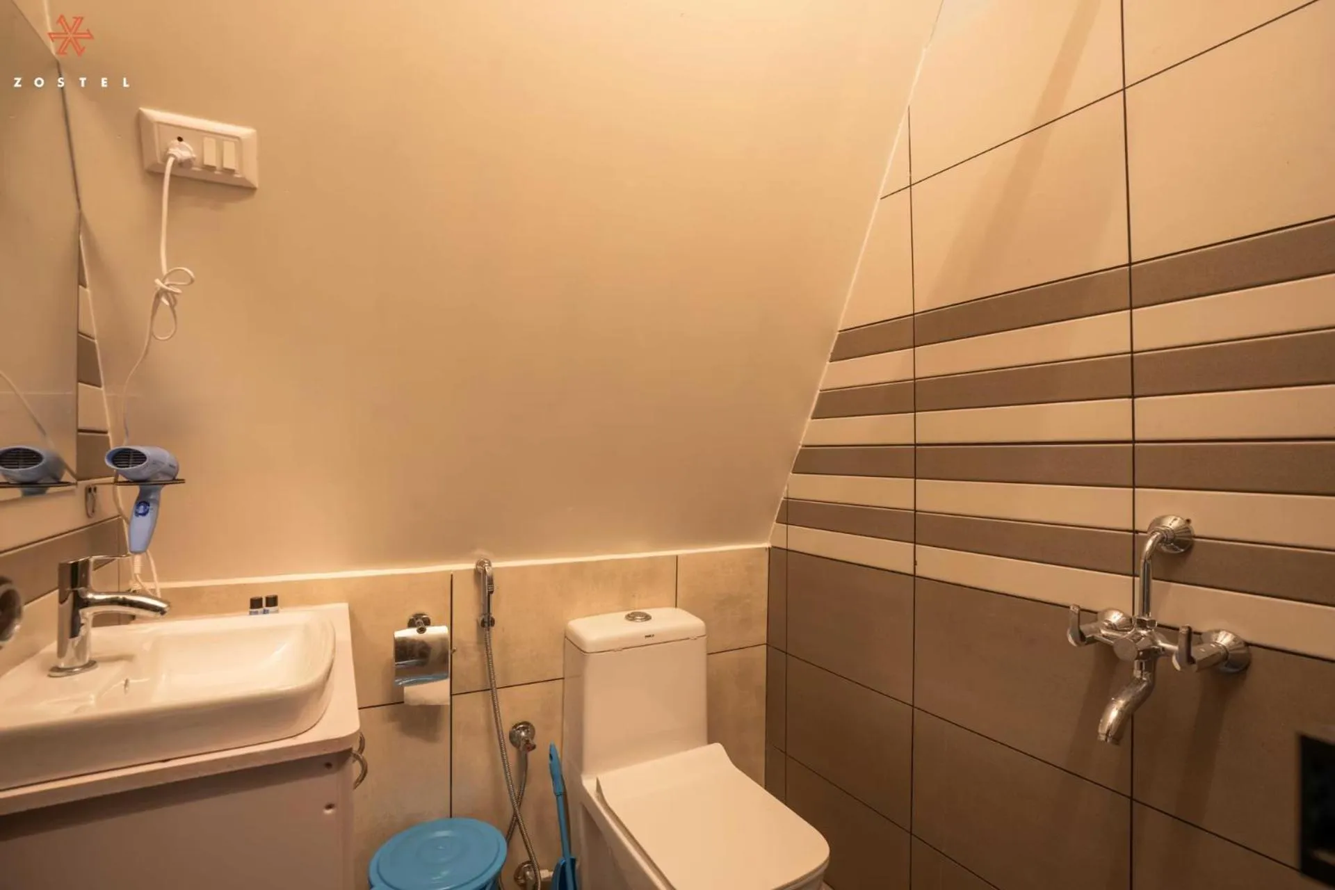 Bathroom in Zostel Varkala