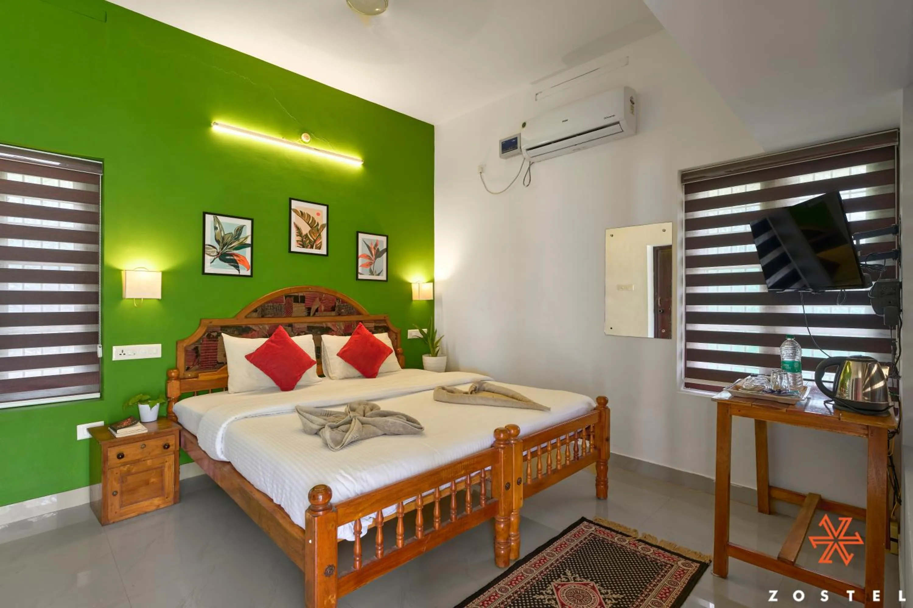 Bed in Zostel Varkala