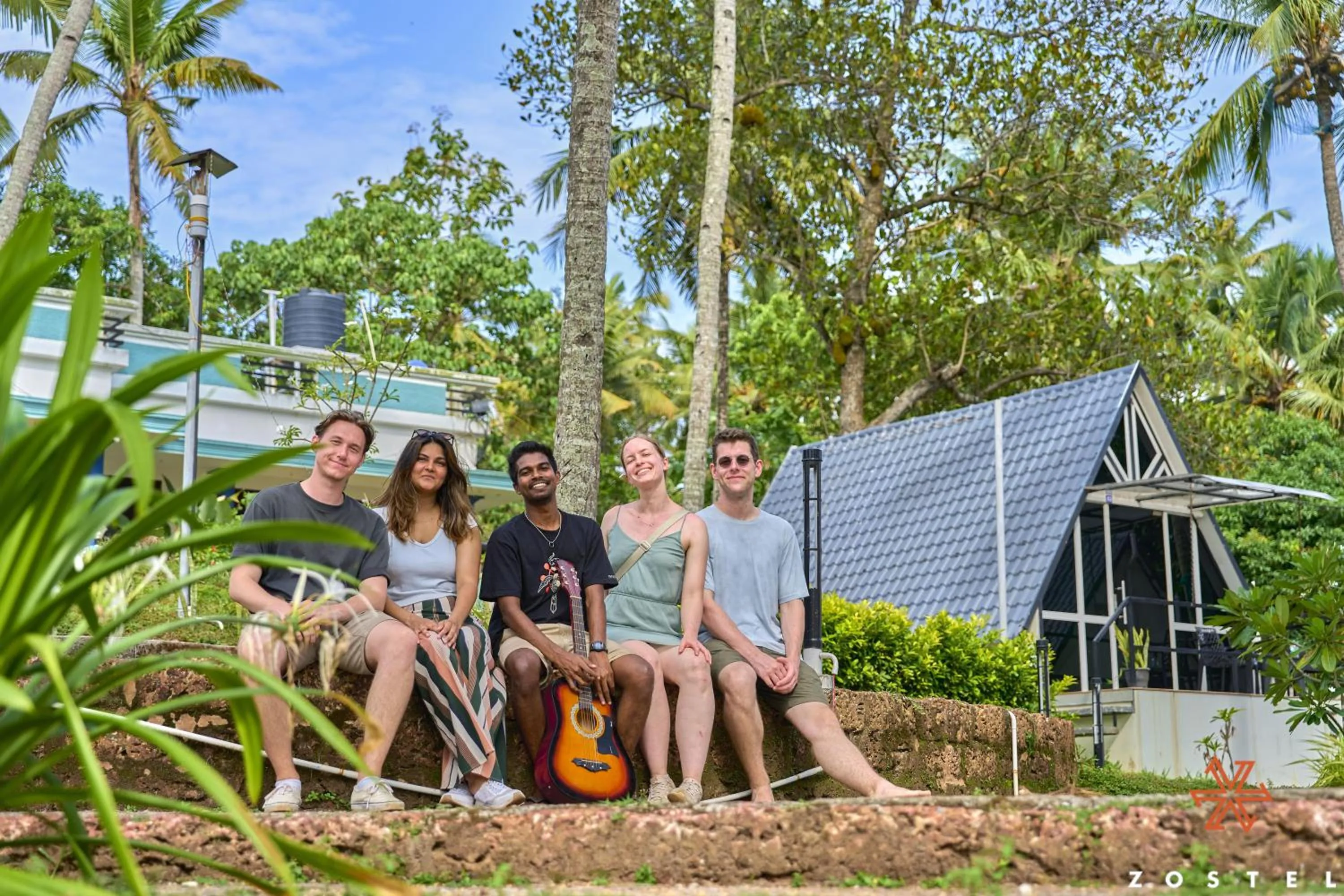 Property building in Zostel Varkala