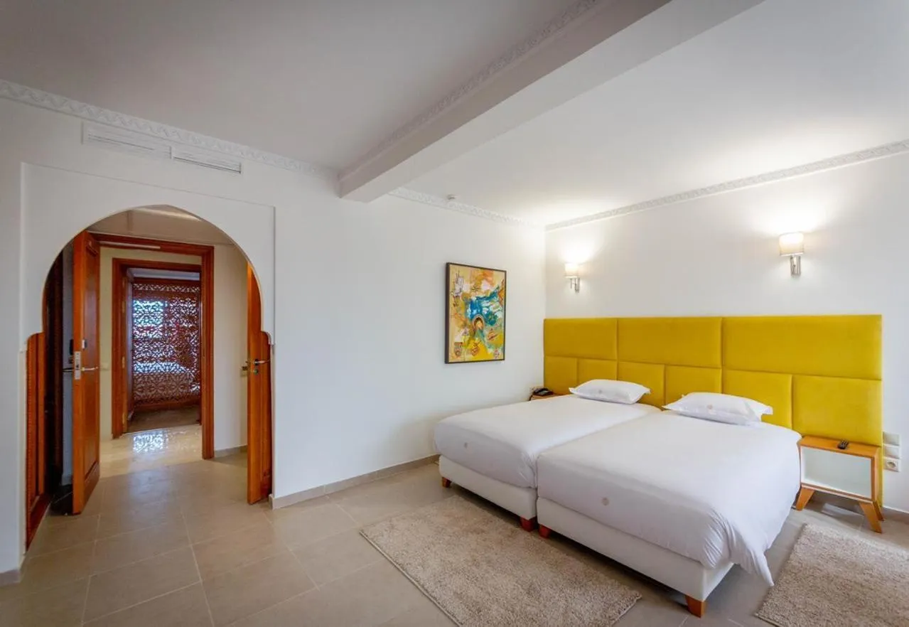 Bed in Hôtel Ibn Batouta