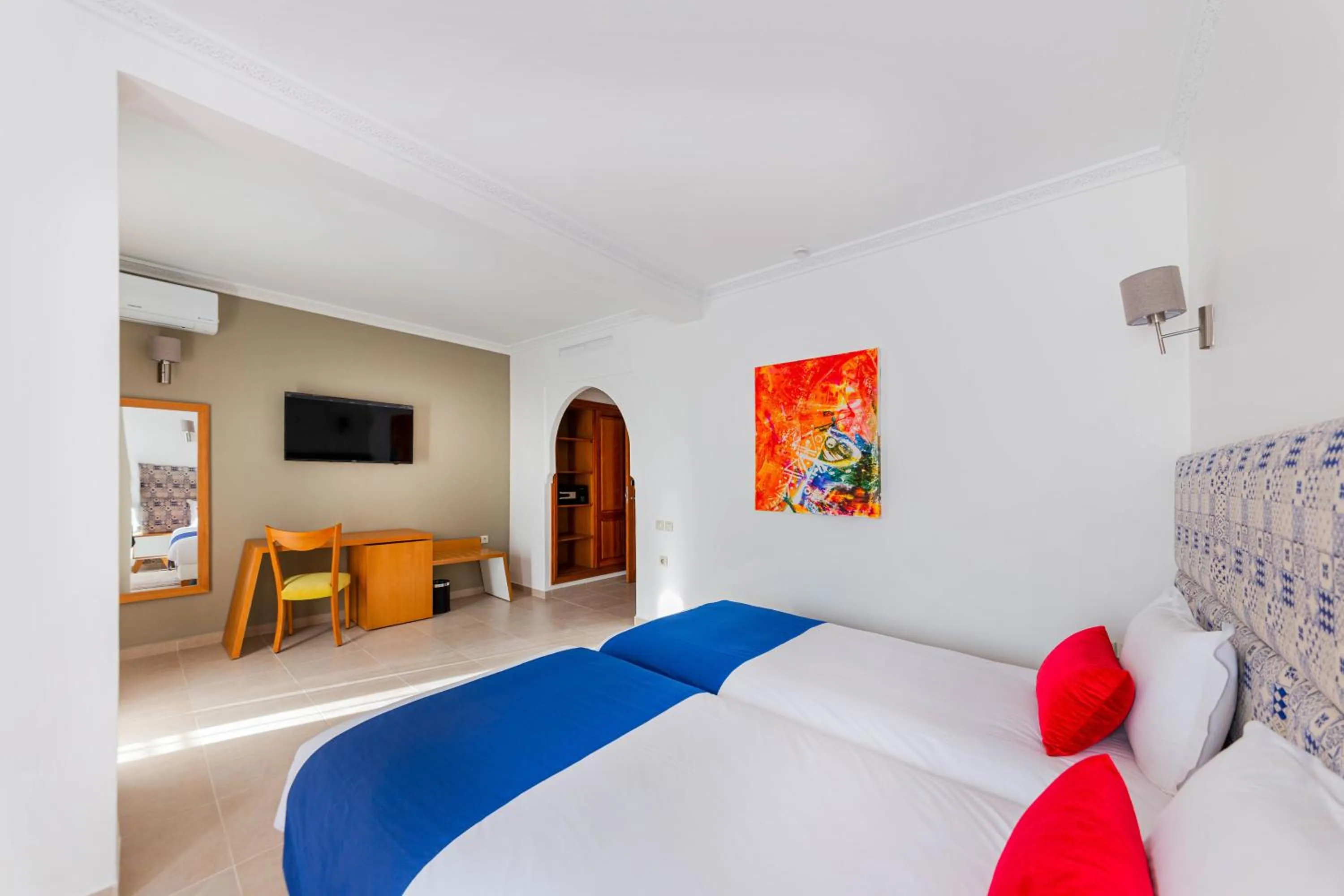 Bed in Hôtel Ibn Batouta