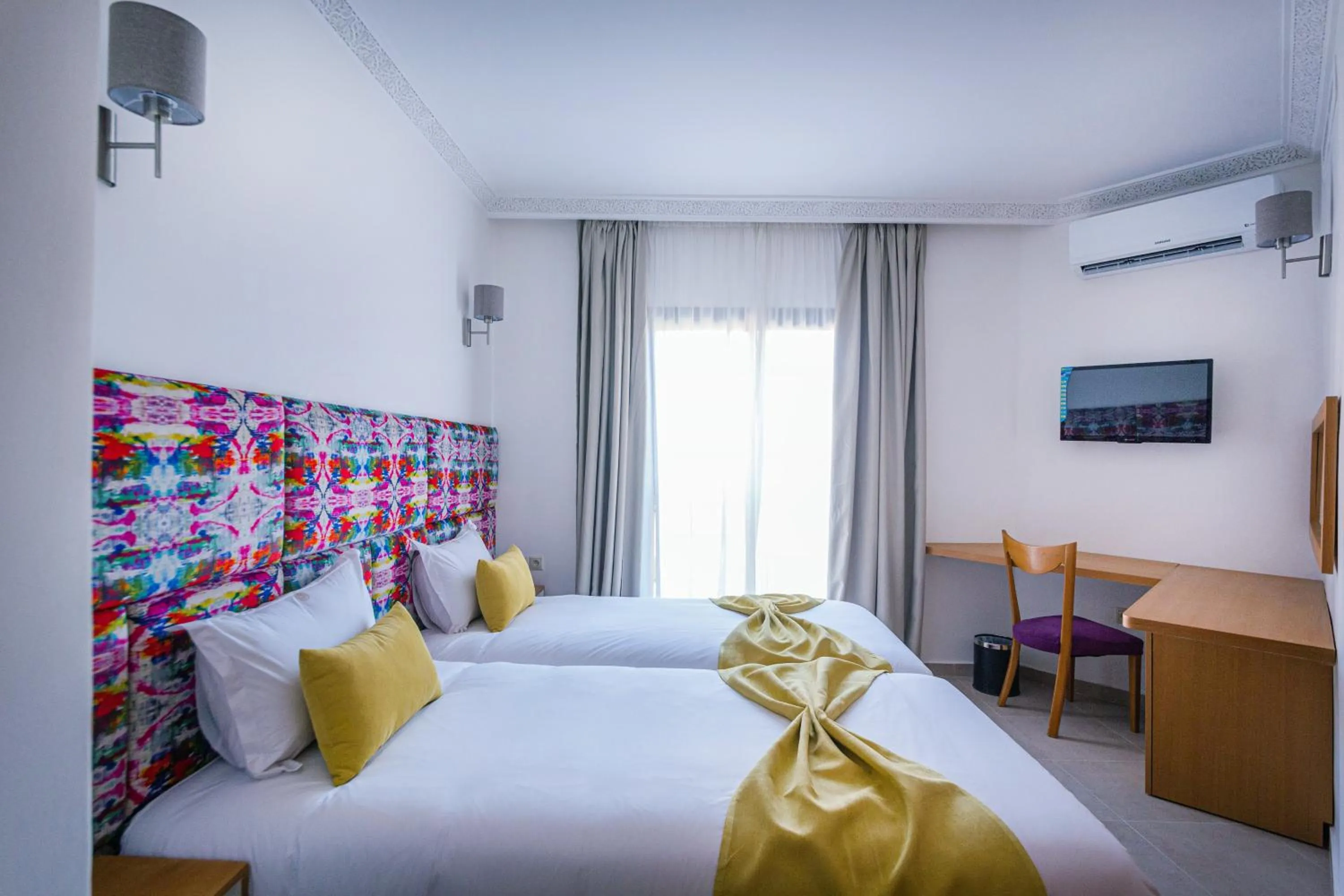 Bed in Hôtel Ibn Batouta