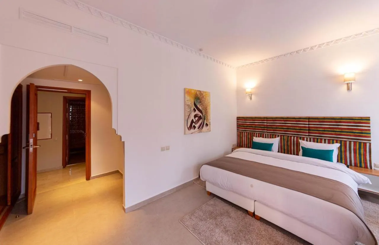 Bed in Hôtel Ibn Batouta