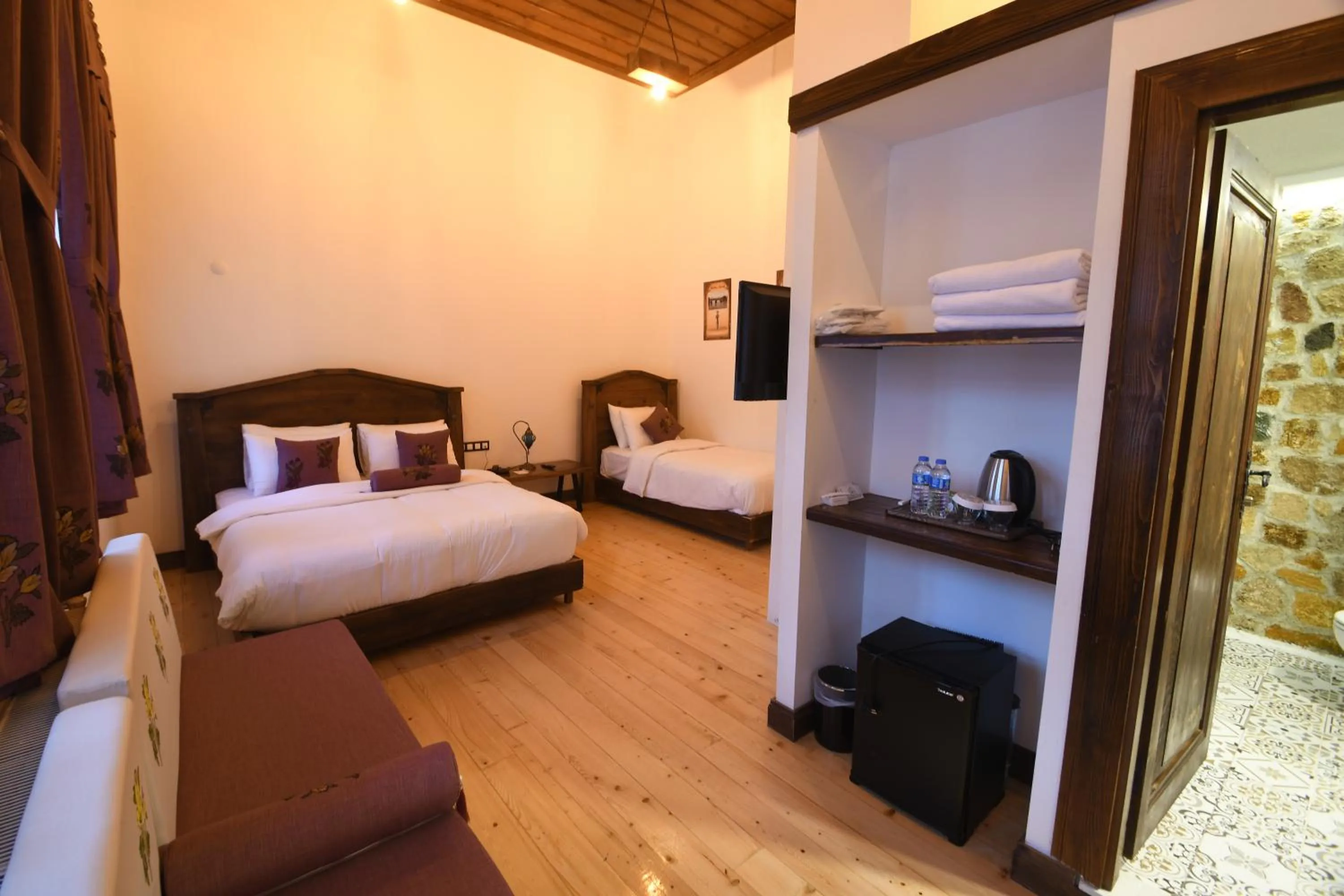 Bed in Yazmacılar Hanı Otel Restaurant