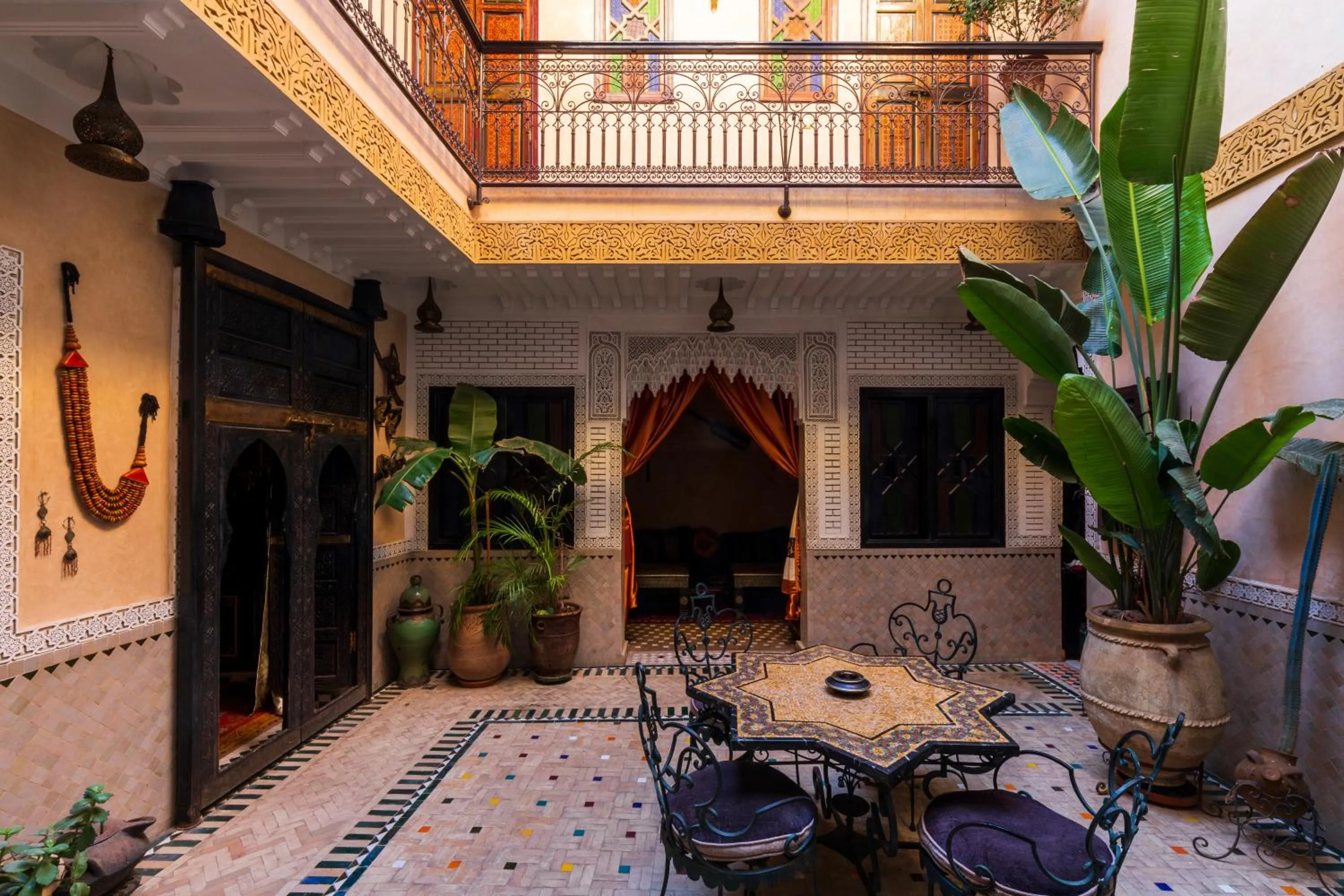 Patio in RIAD MAKENE MOUCHKILL