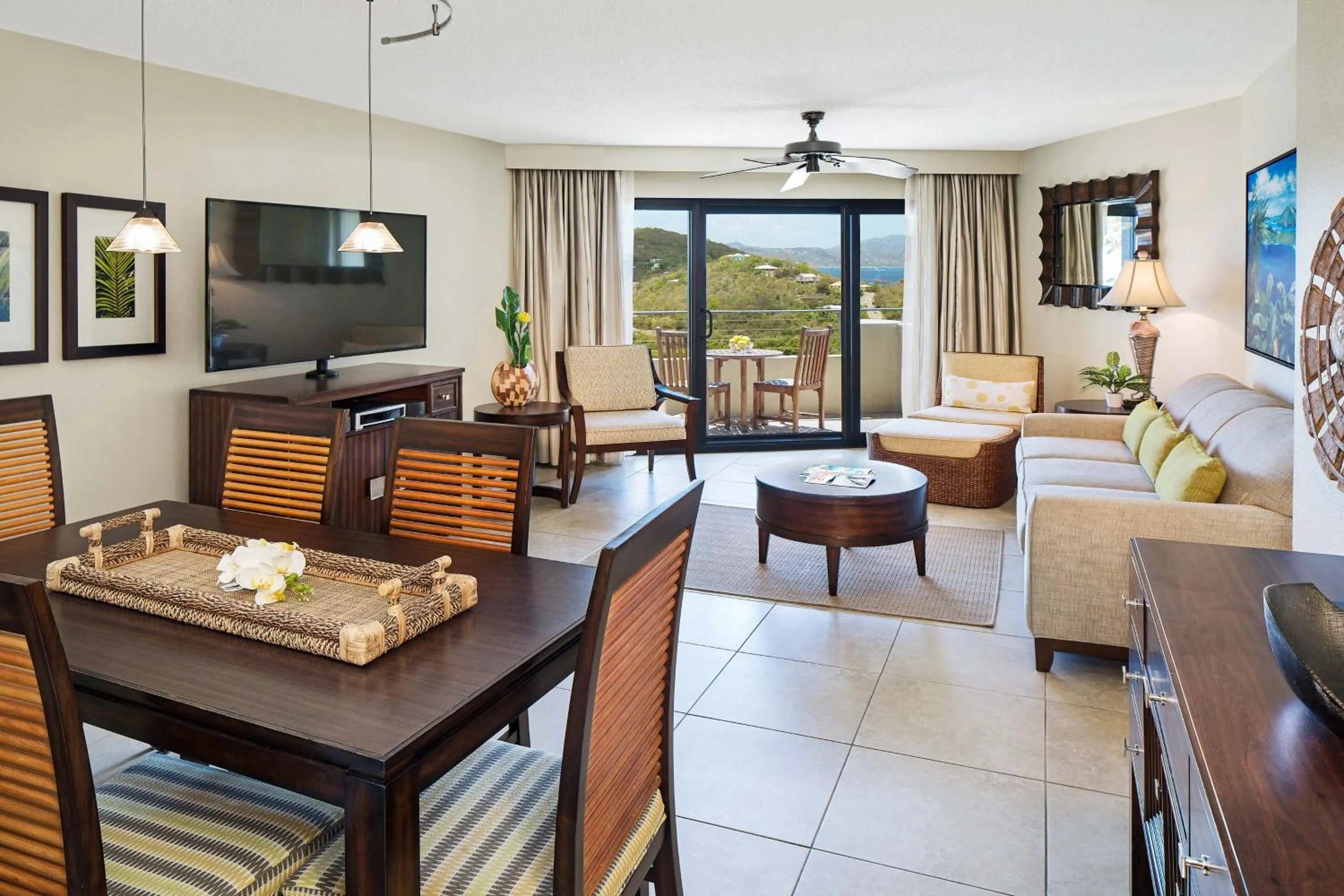 Living room in The Westin St. John Resort Villas