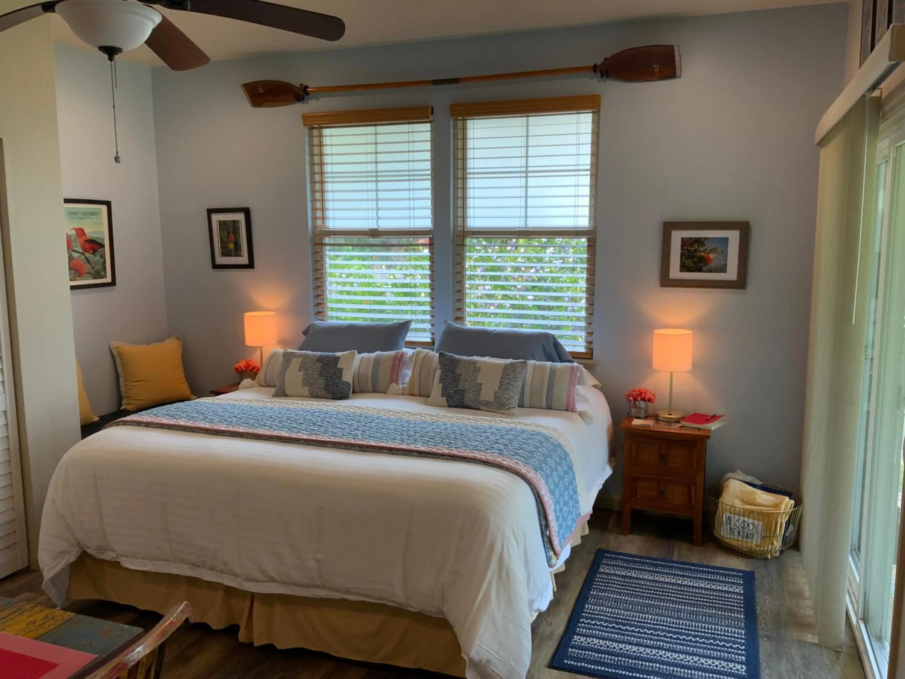 Bed in Kilauea House