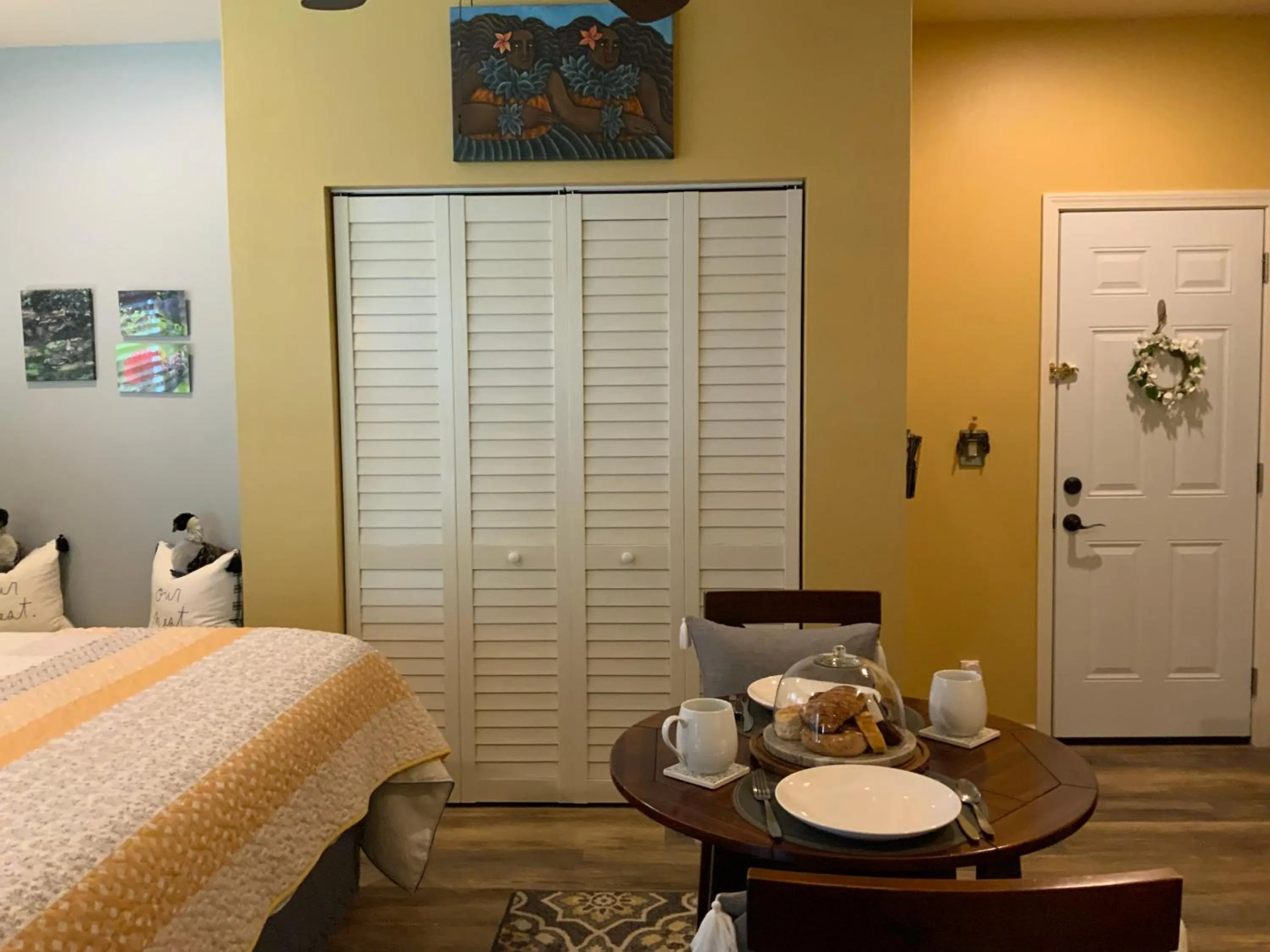 Bed in Kilauea House