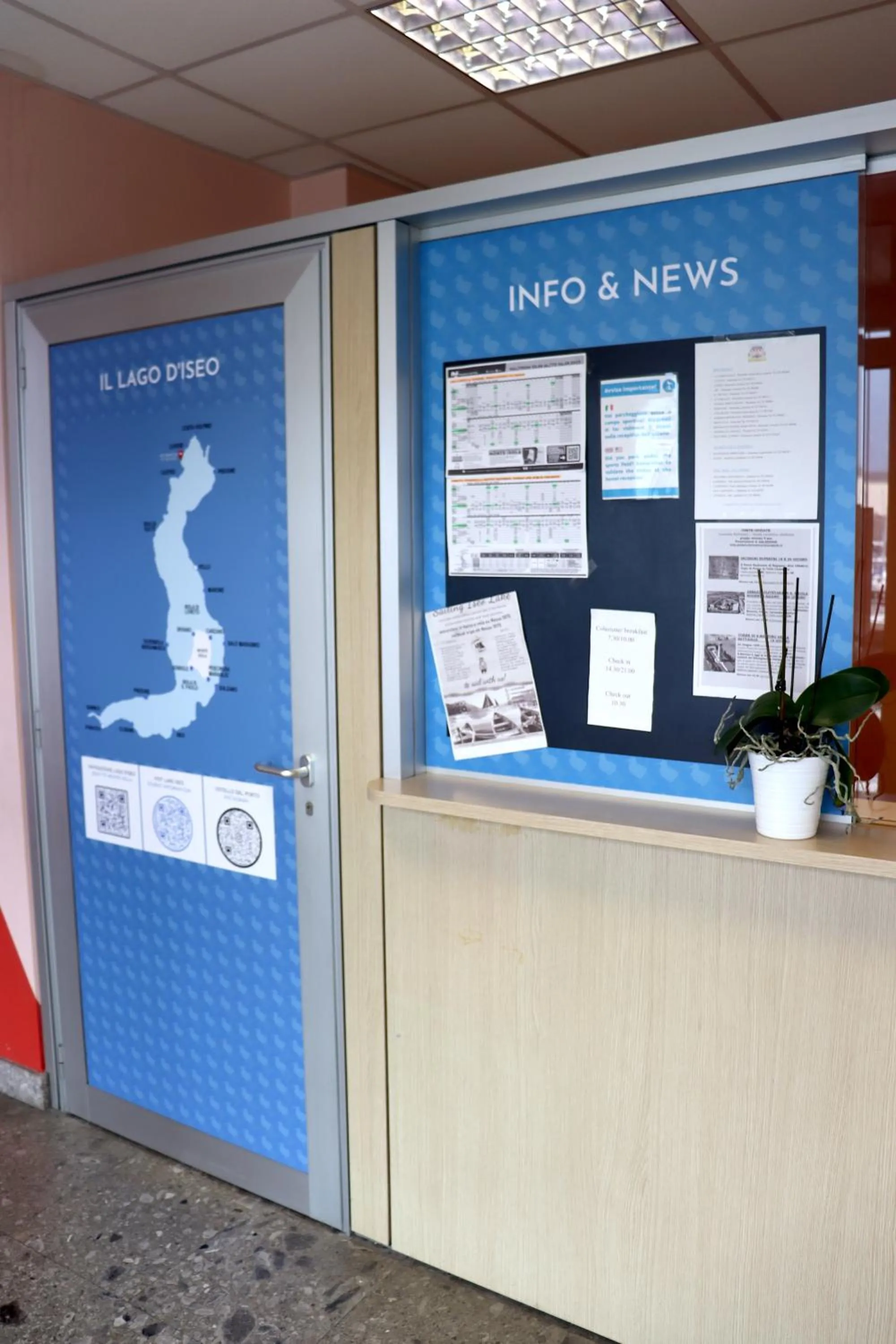 Lobby or reception in Ostello Del Porto