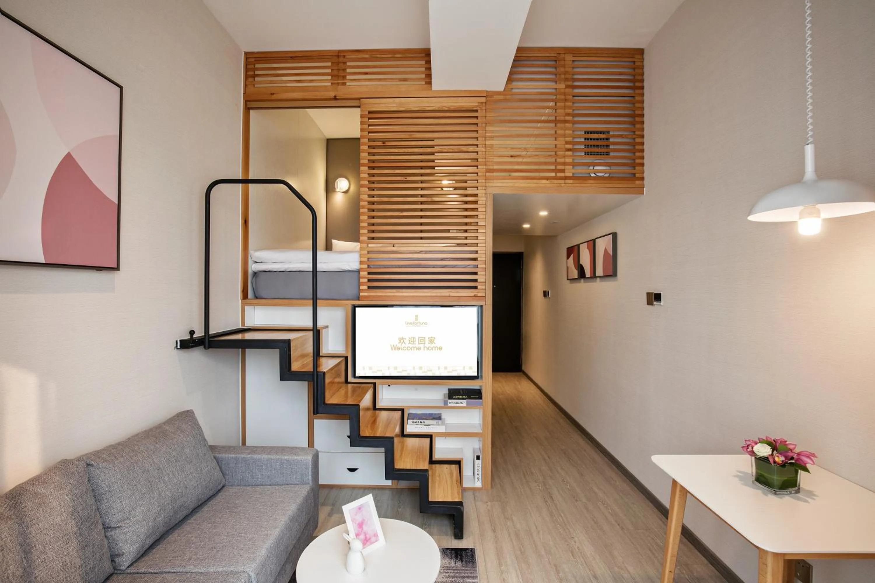 Living room in Livefortuna Hotel