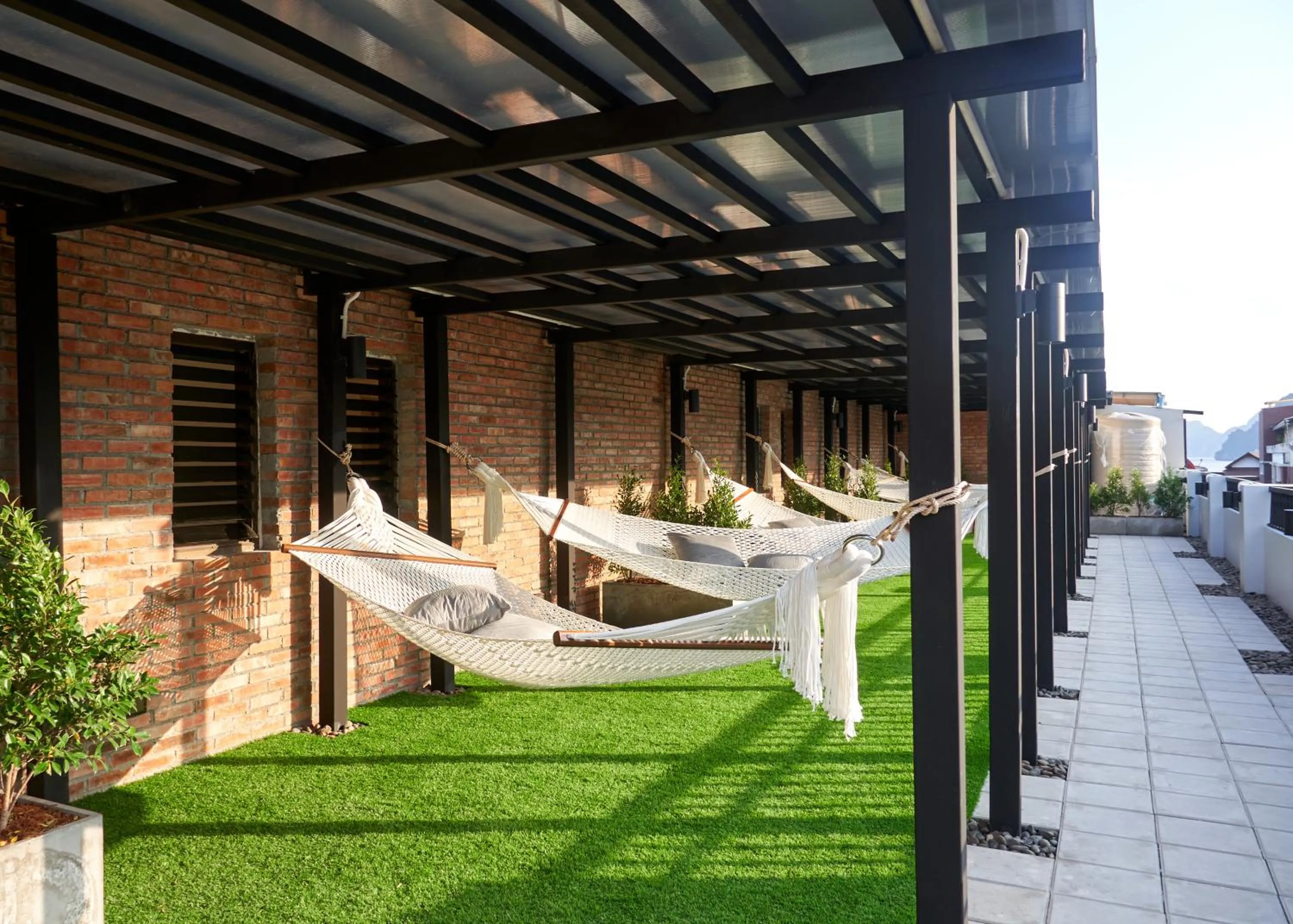 Patio in P2 Wood Loft