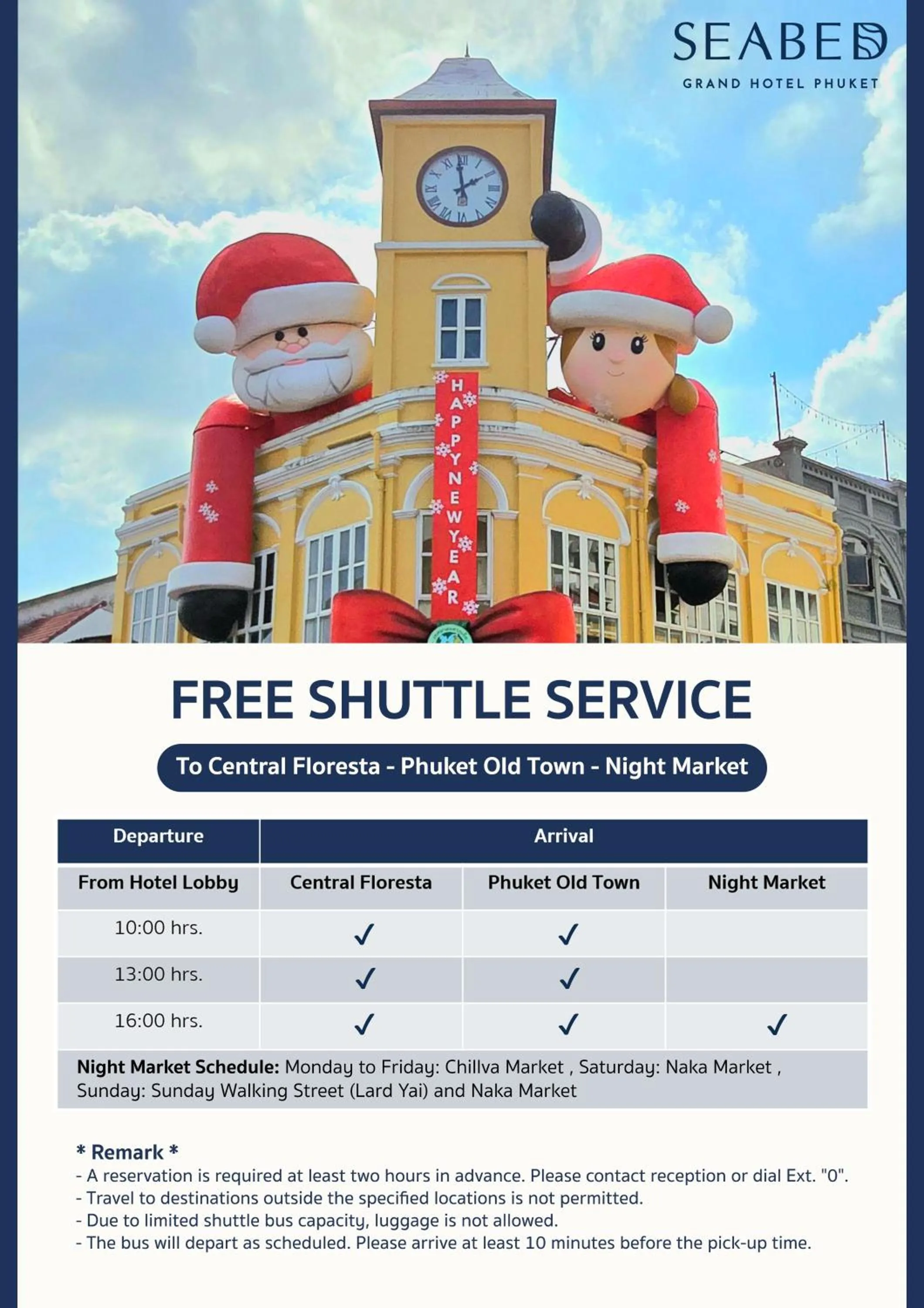 shuttle in Seabed Grand Hotel Phuket - SHA Extra Plus