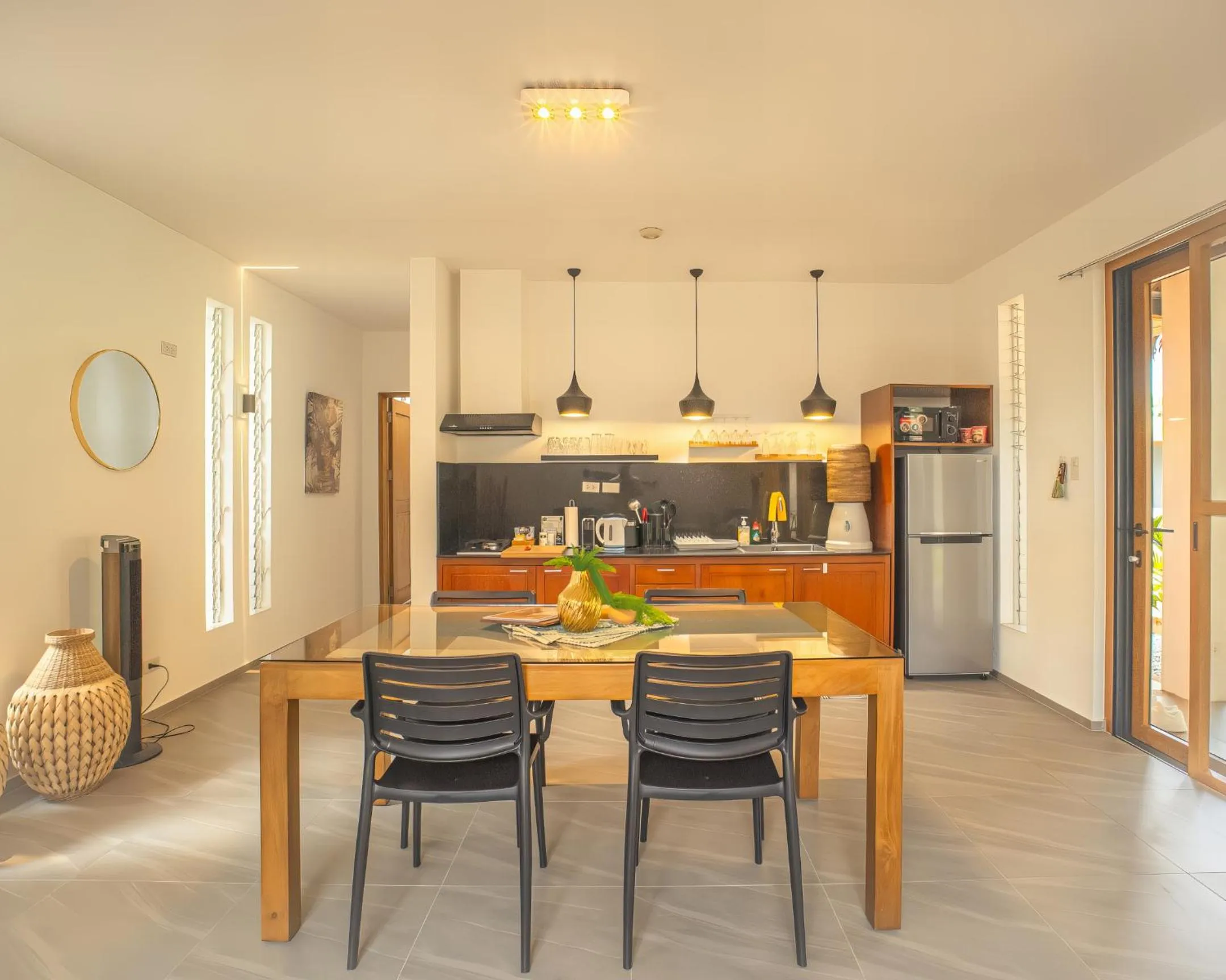 Living room in Halamanan Residences