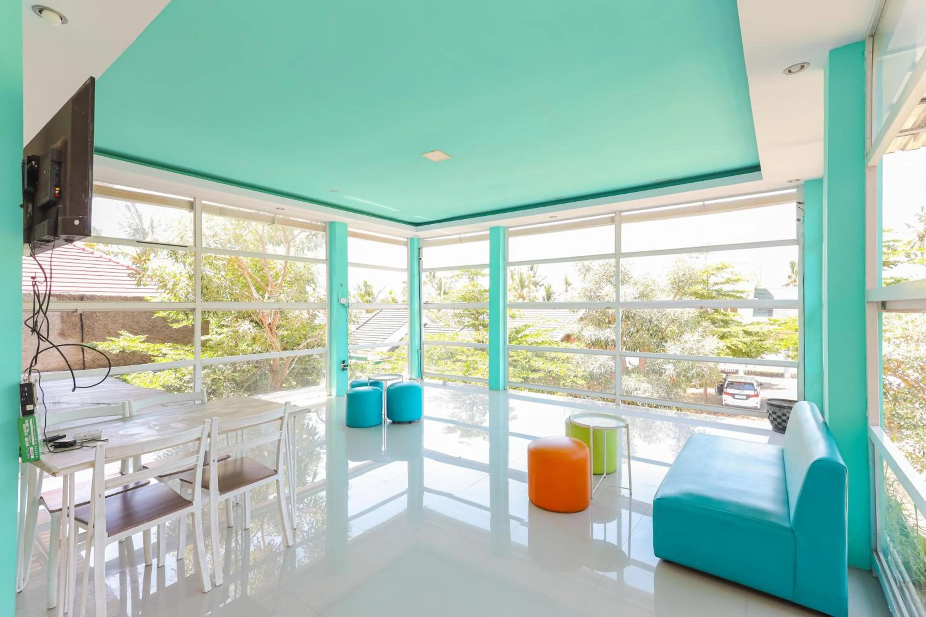 Living room in Sans Borobudur Homestay Banyuwangi