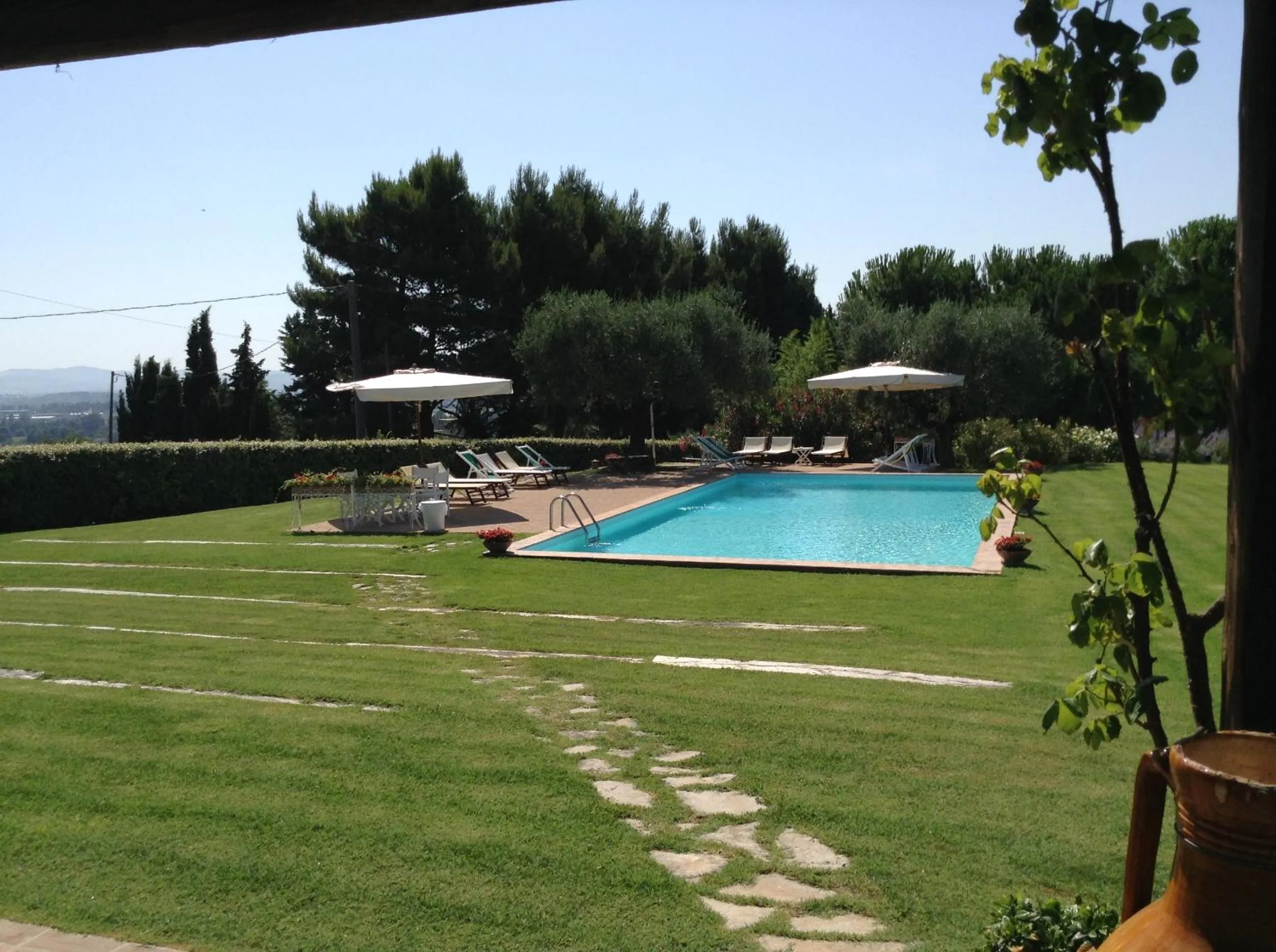 Pool view in Casa Tentoni - Guest House