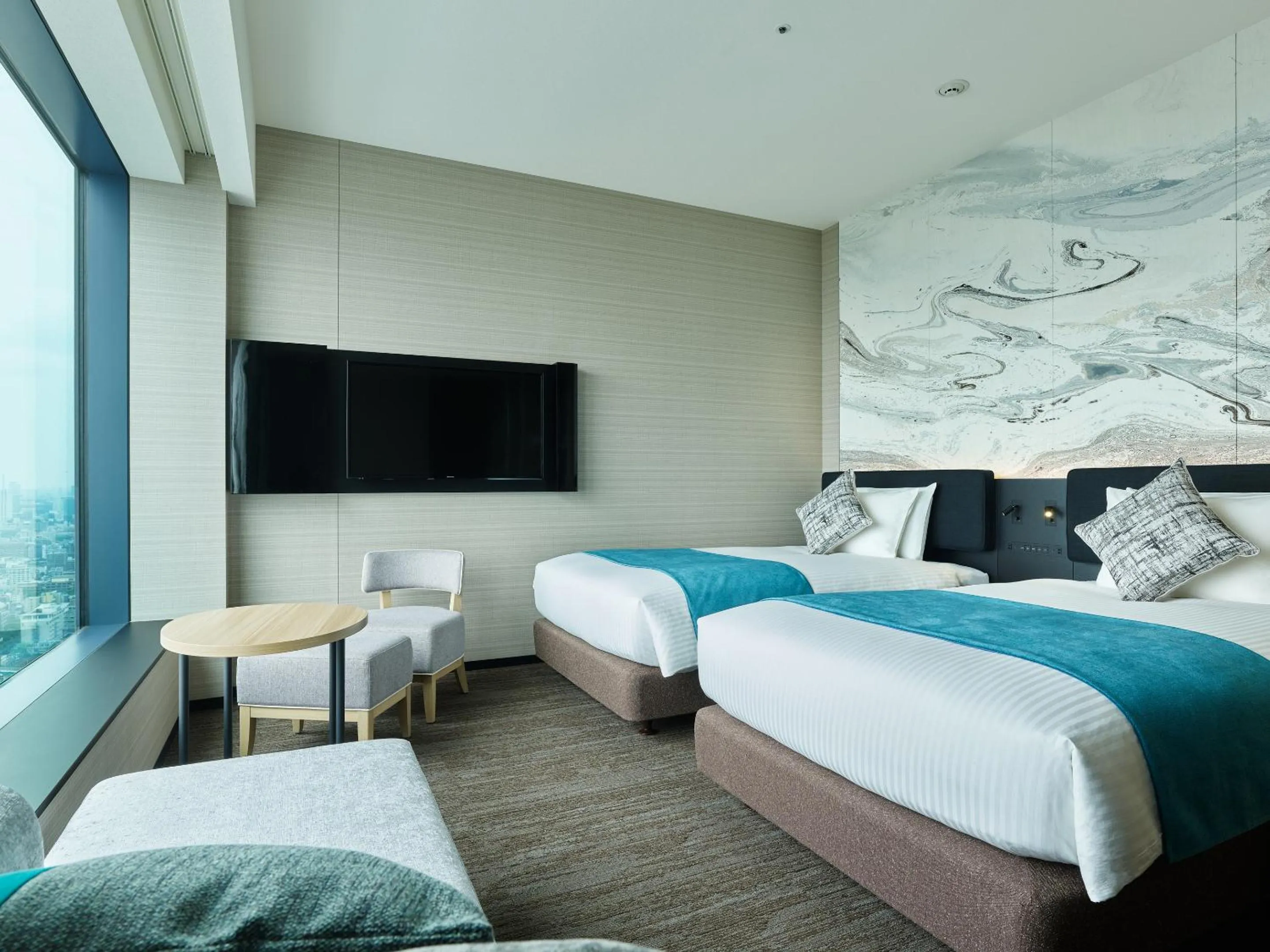 Photo of the whole room, Bed in Mitsui Garden Hotel Toyosu Premier - Tokyo