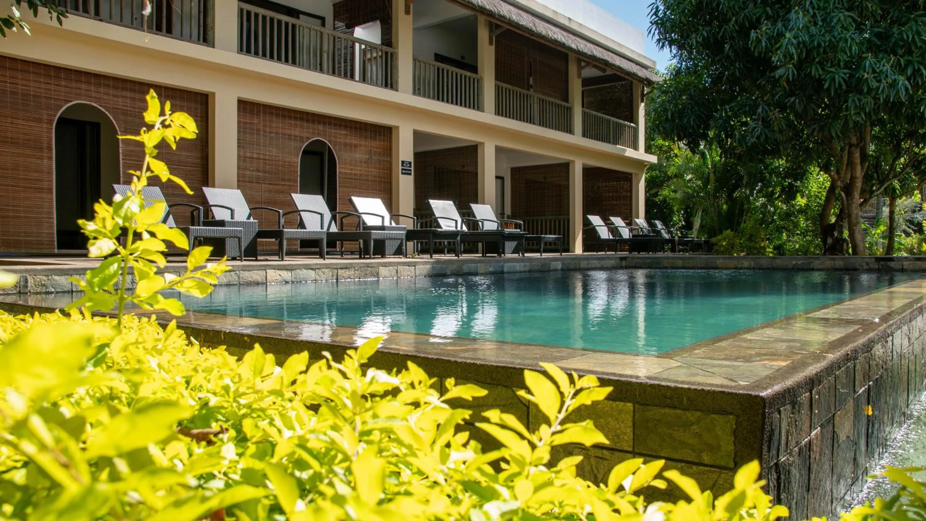 Garden in The Garden Lodge Pereybere - Piscine & Jardin