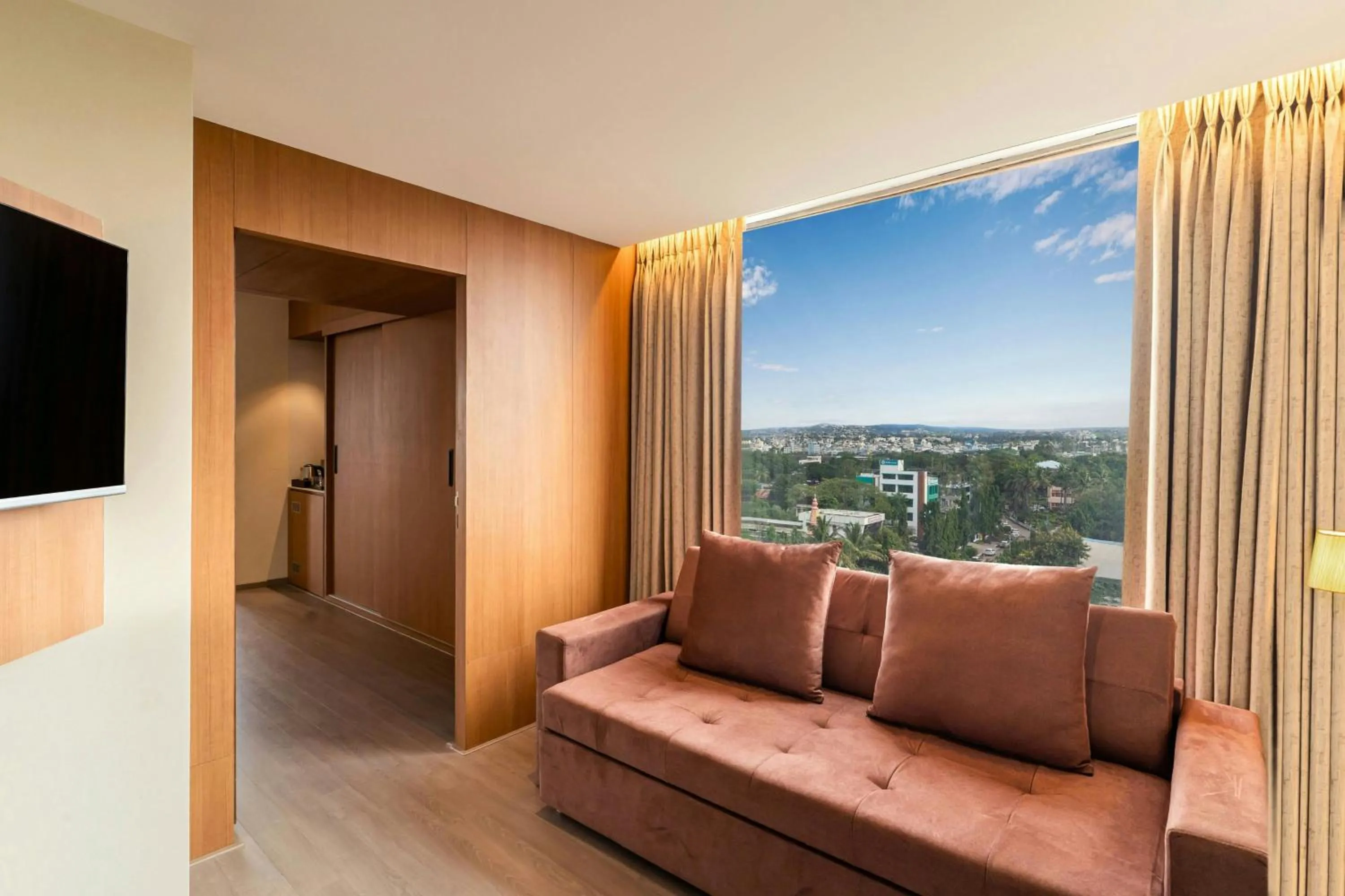 Living room in The Fern, Kolhapur, Series by Marriott