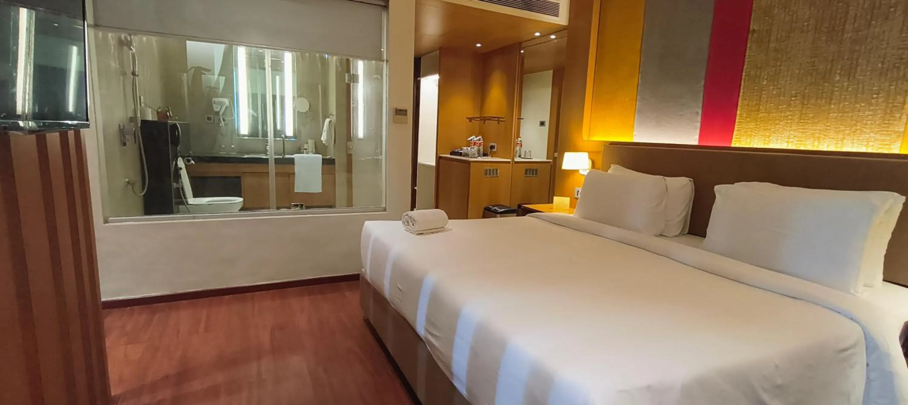 View (from property/room), Bed in The Fern, Kolhapur