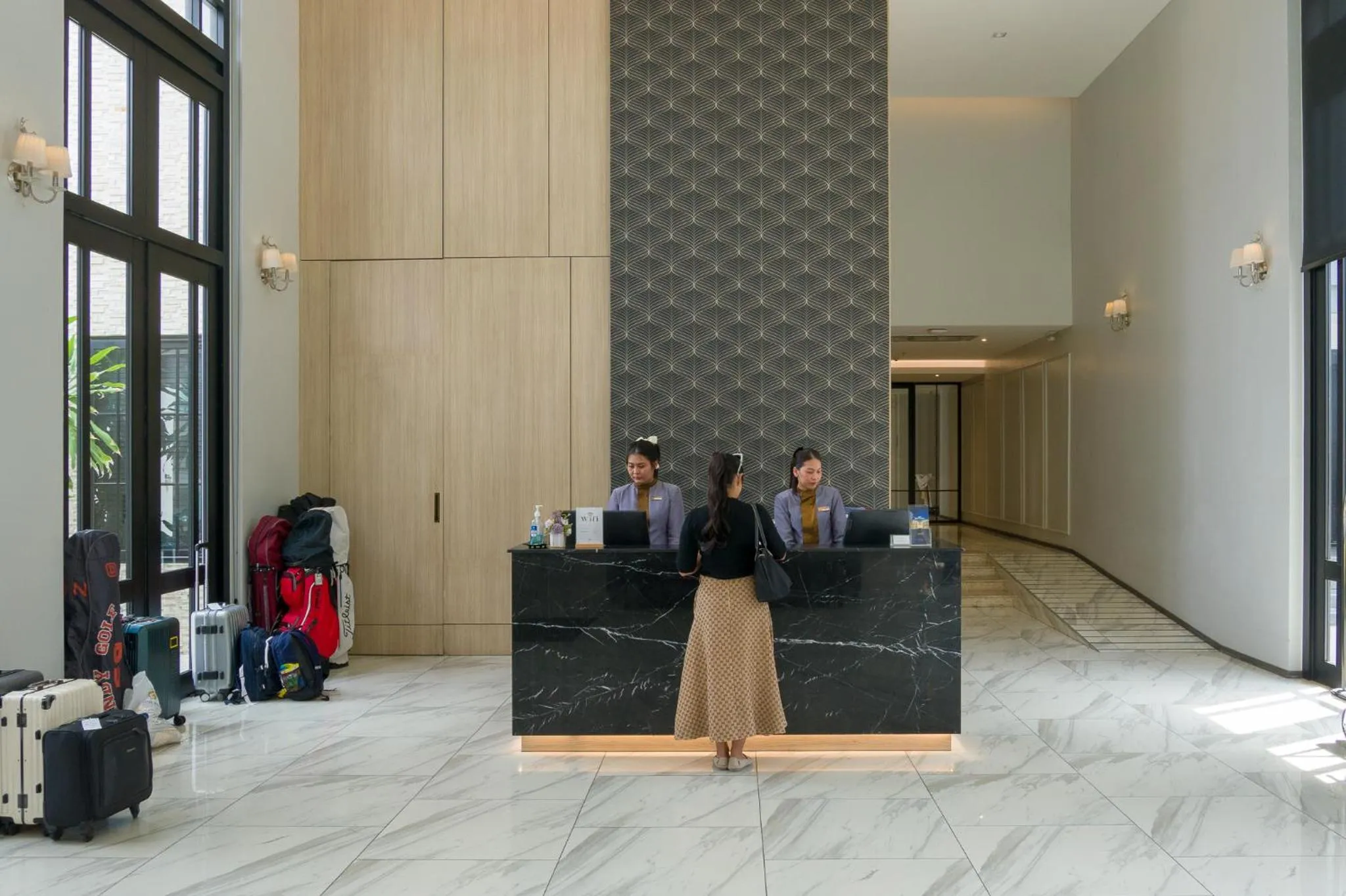 Lobby or reception in One Patio Hotel Pattaya - SHA Extra Plus