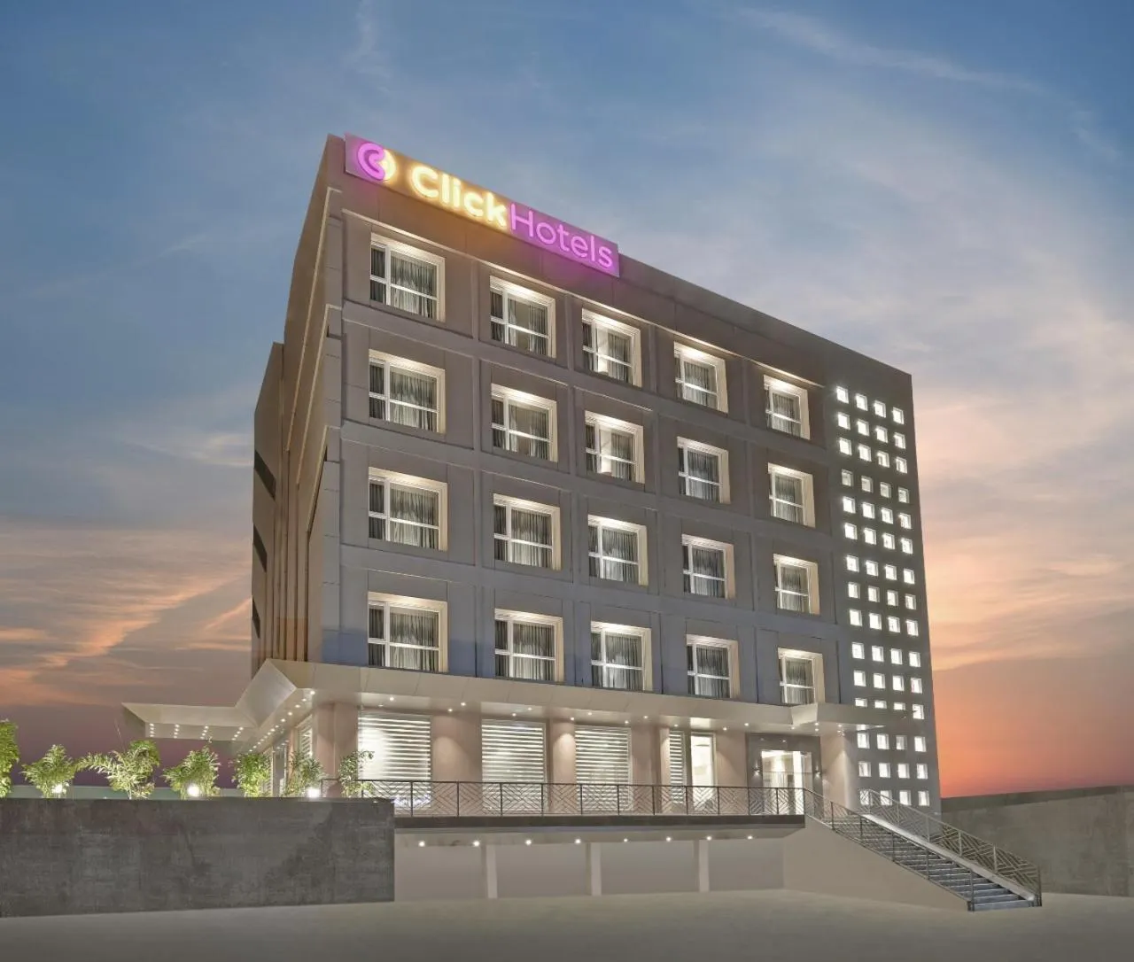 Property building in Click Hotel Aurangabad