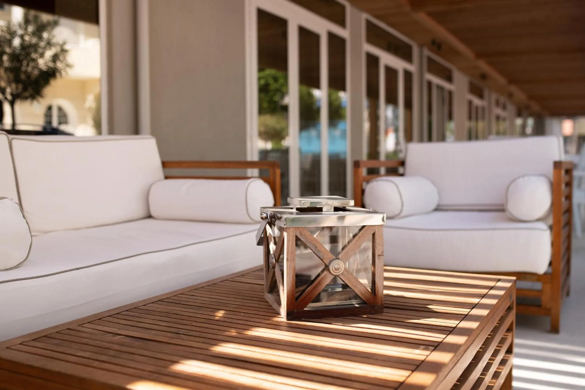 Patio in Hotel Capanni