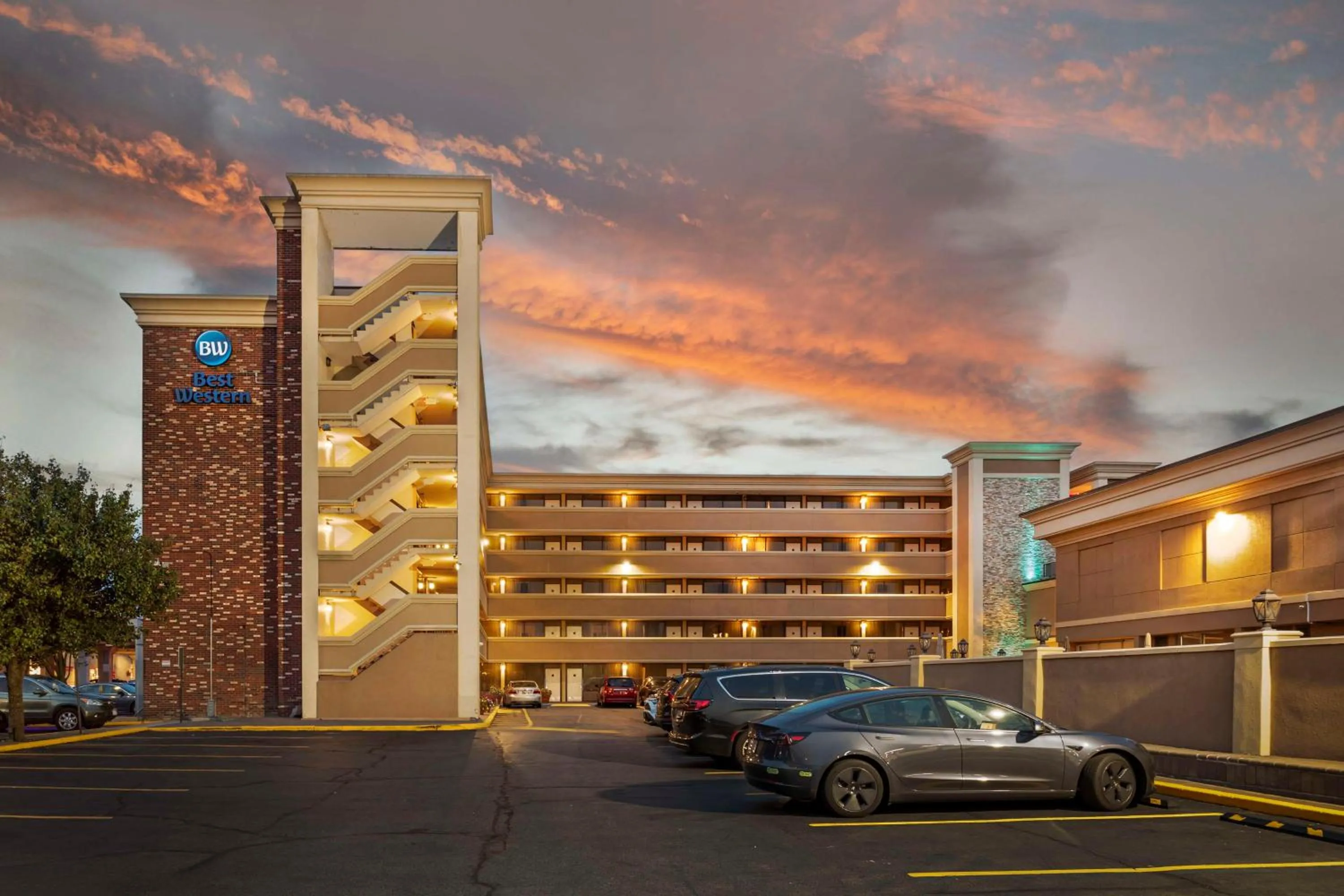 Property building in Best Western Mill River Manor