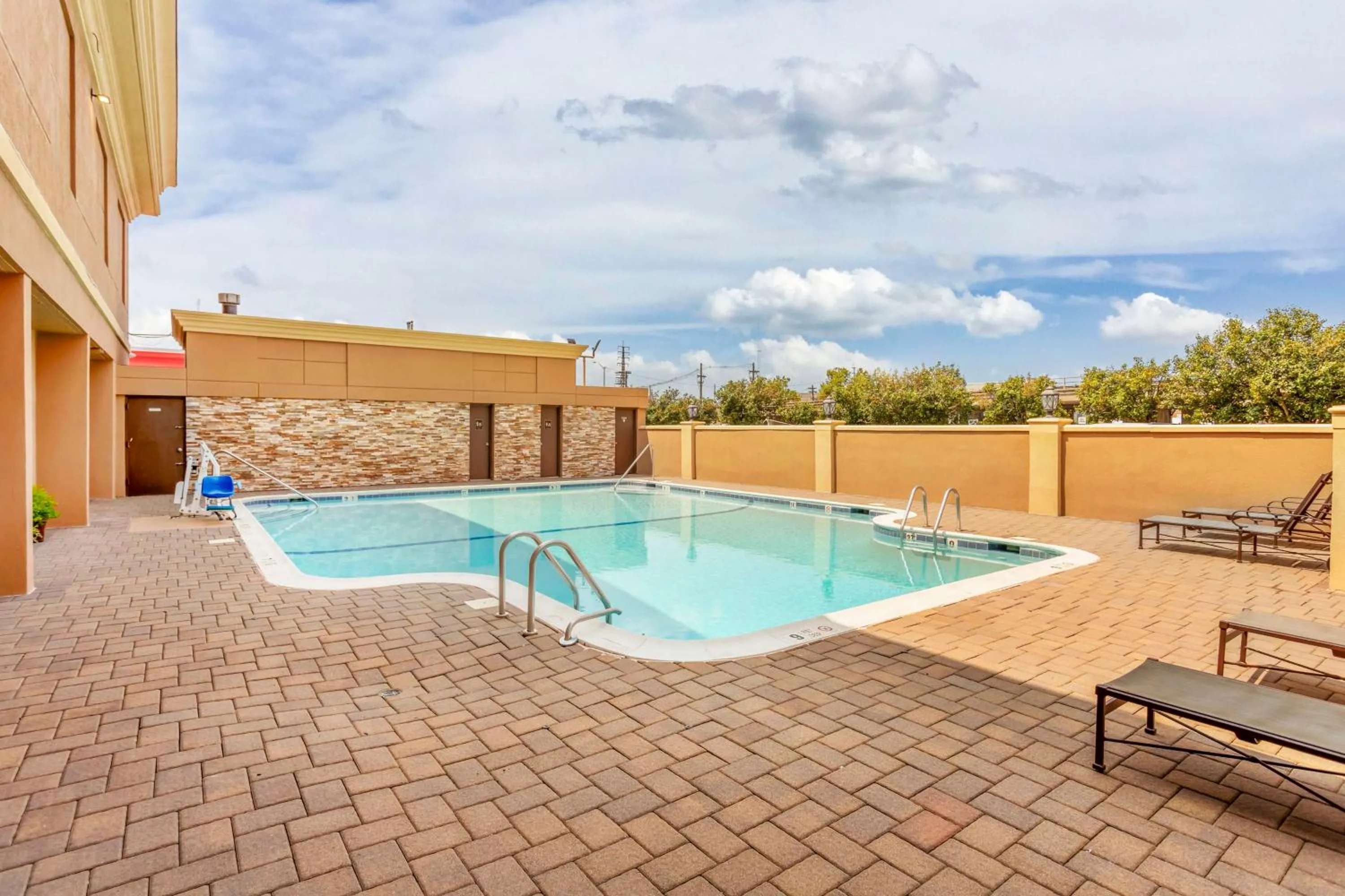 Pool view in Best Western Mill River Manor
