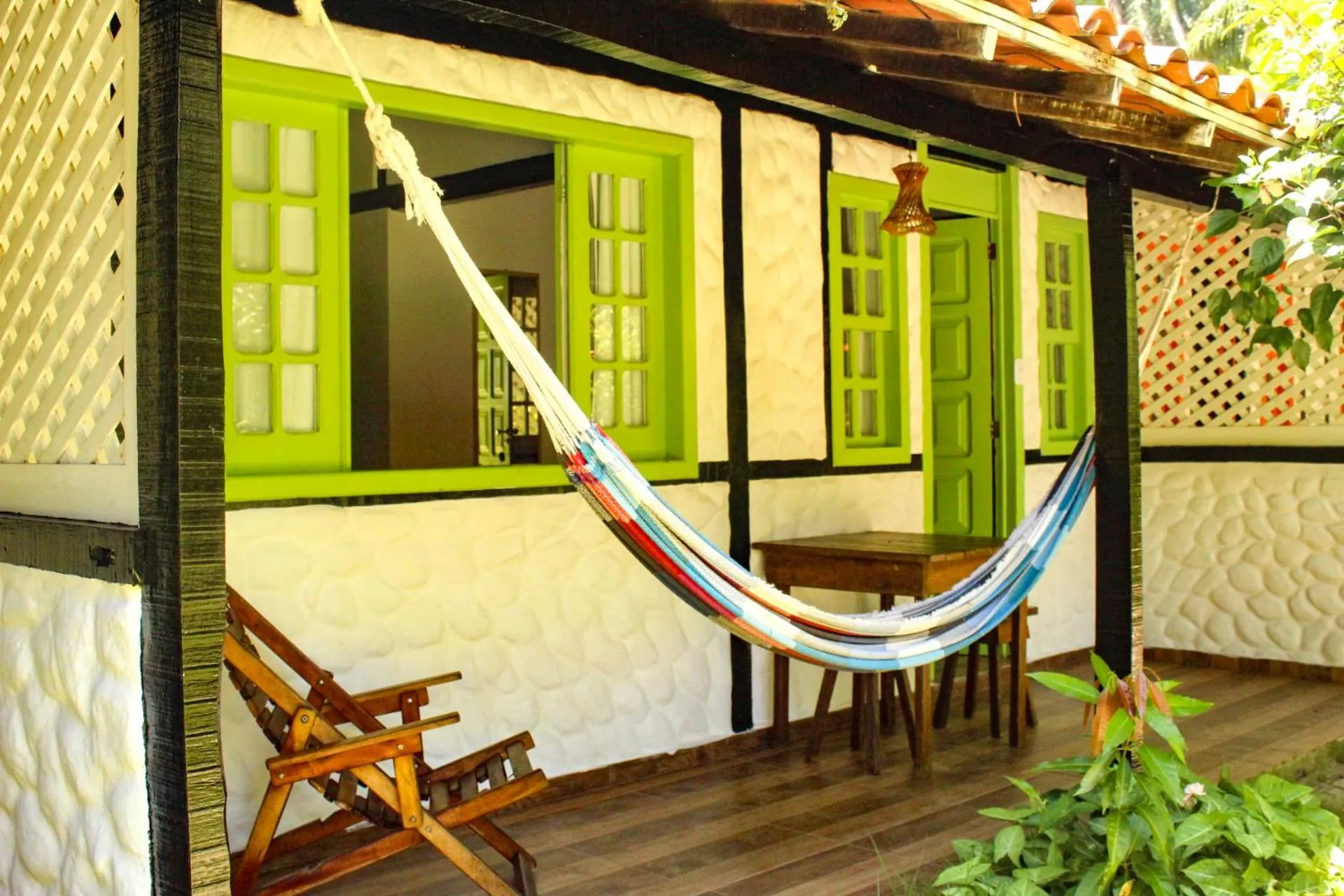 Patio in Pousada Luar das Águas