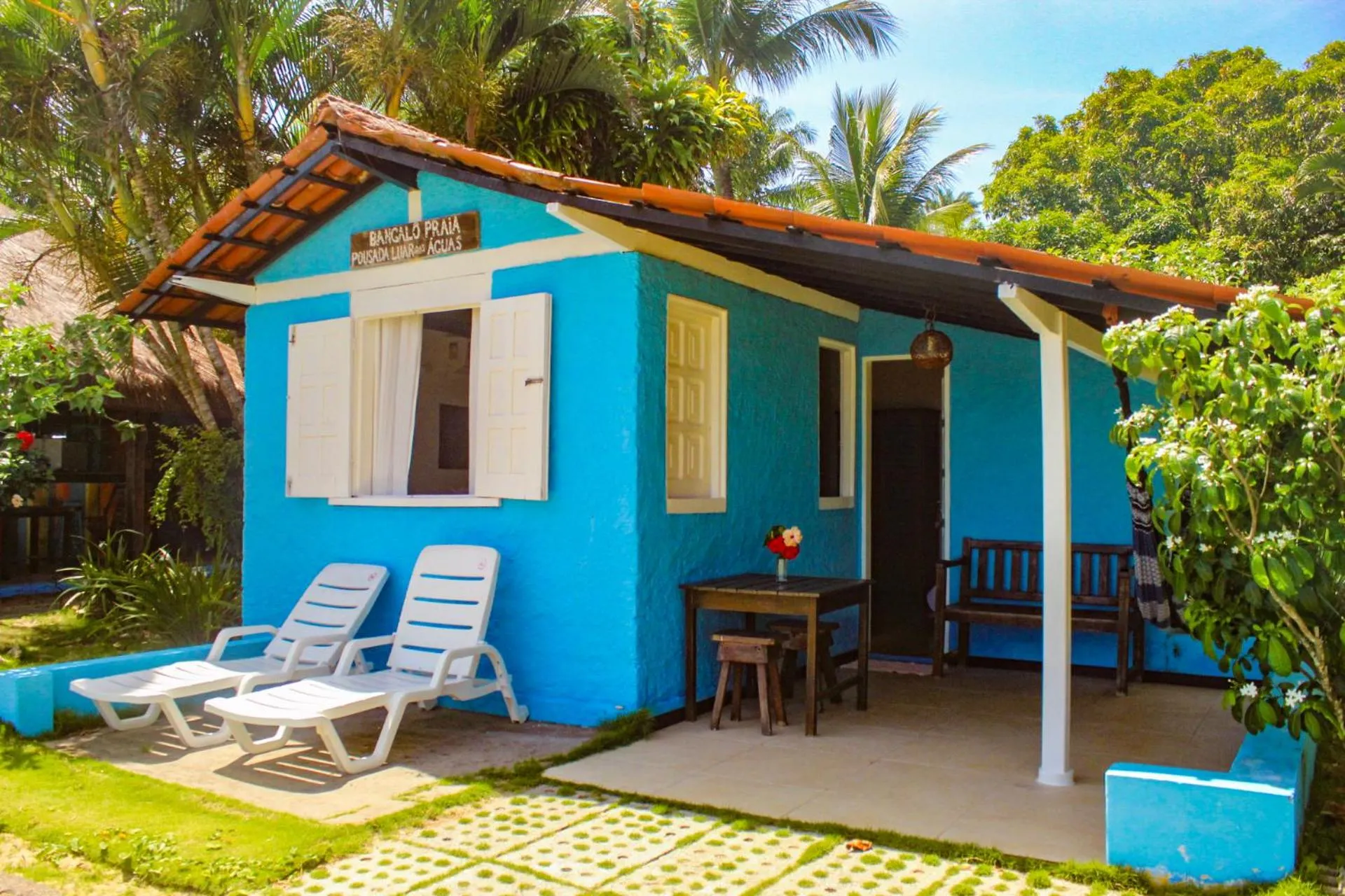 Patio in Pousada Luar das Águas