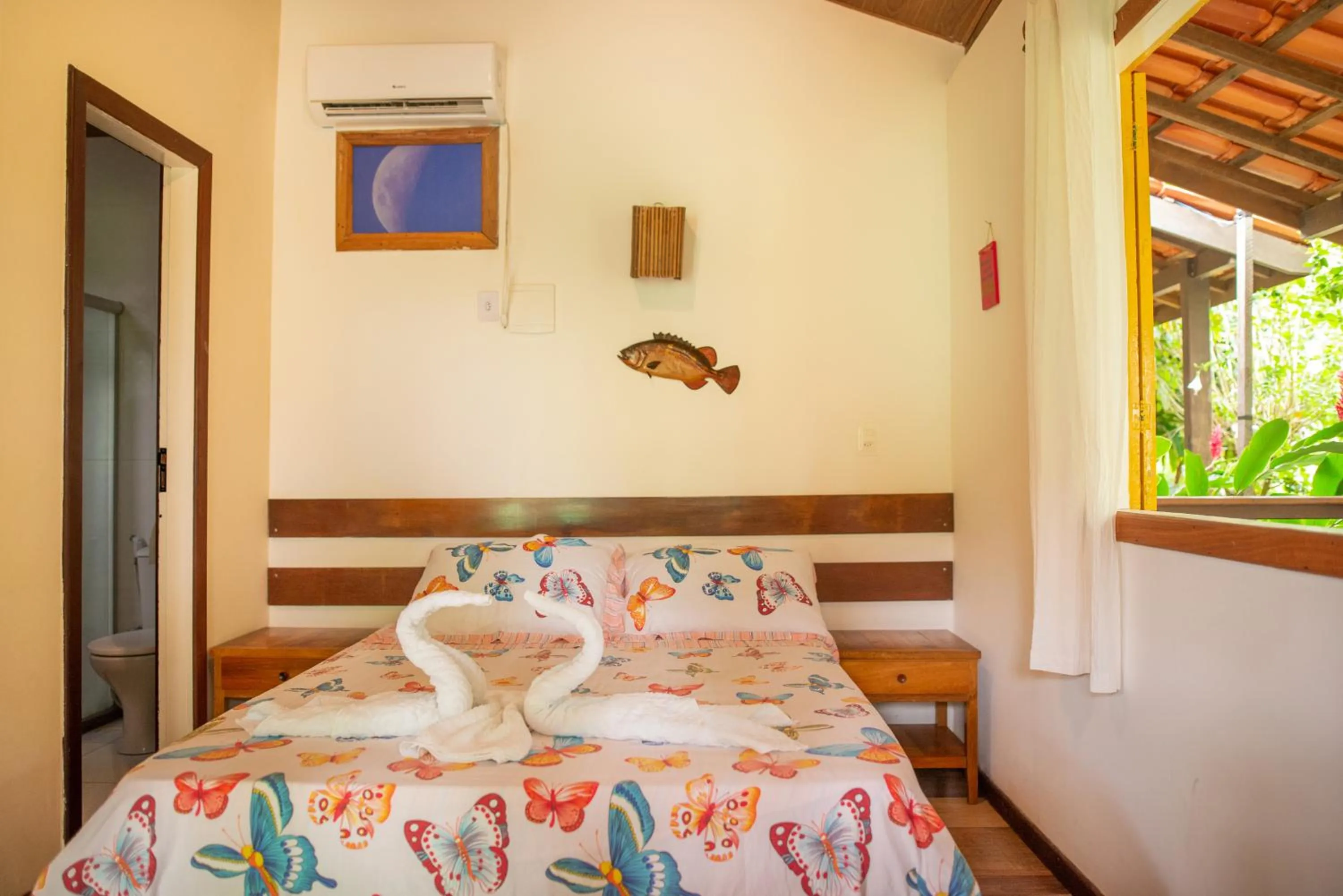 Bedroom, Bed in Pousada Luar das Águas