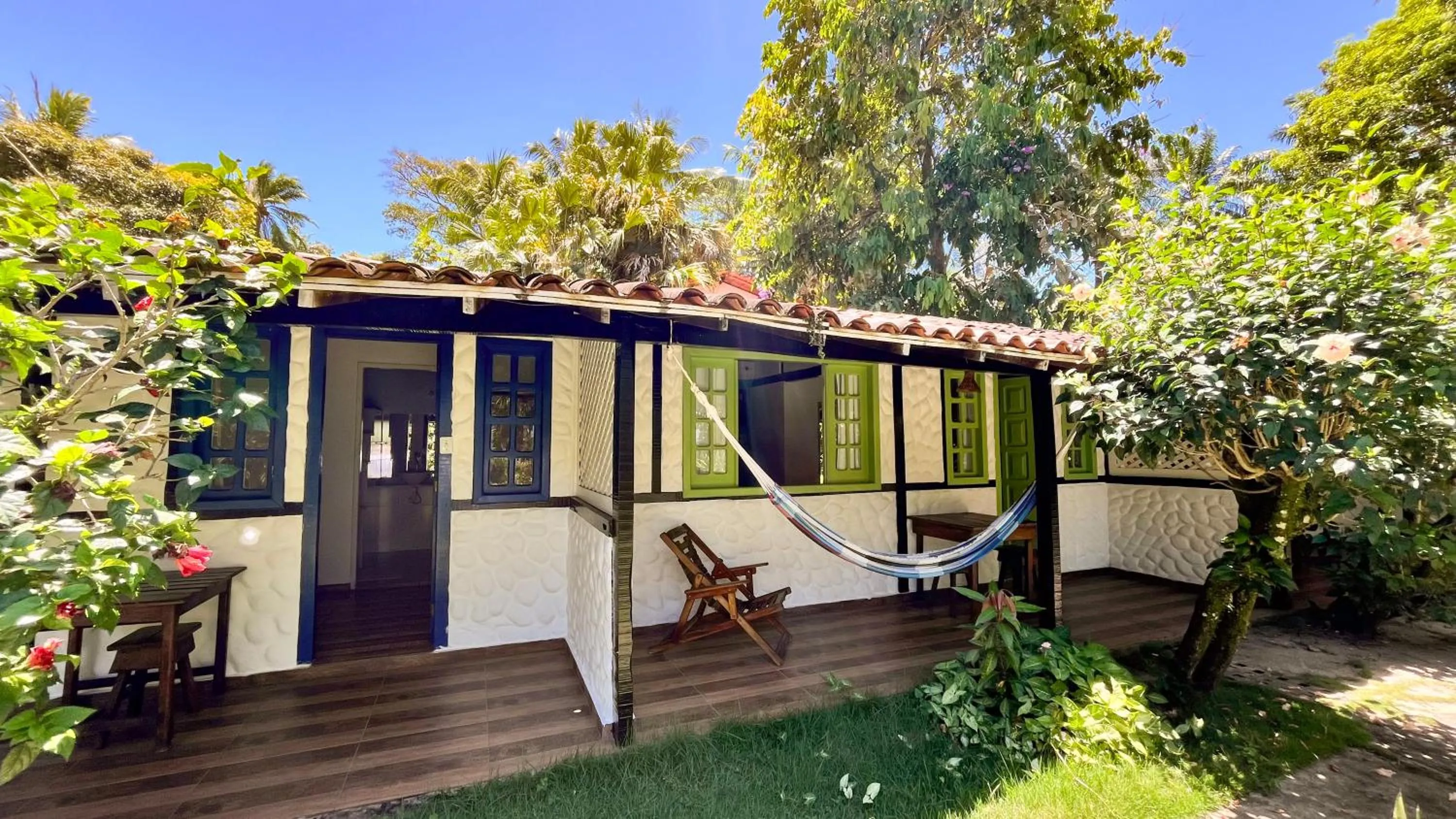 Patio in Pousada Luar das Águas